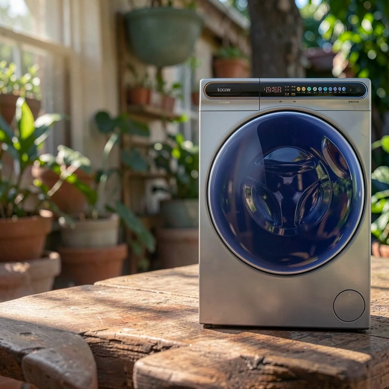 [Прямой инвертор диска] Haier Zhijia Commander 10 кг домашнего автоматического промывки и сушки.