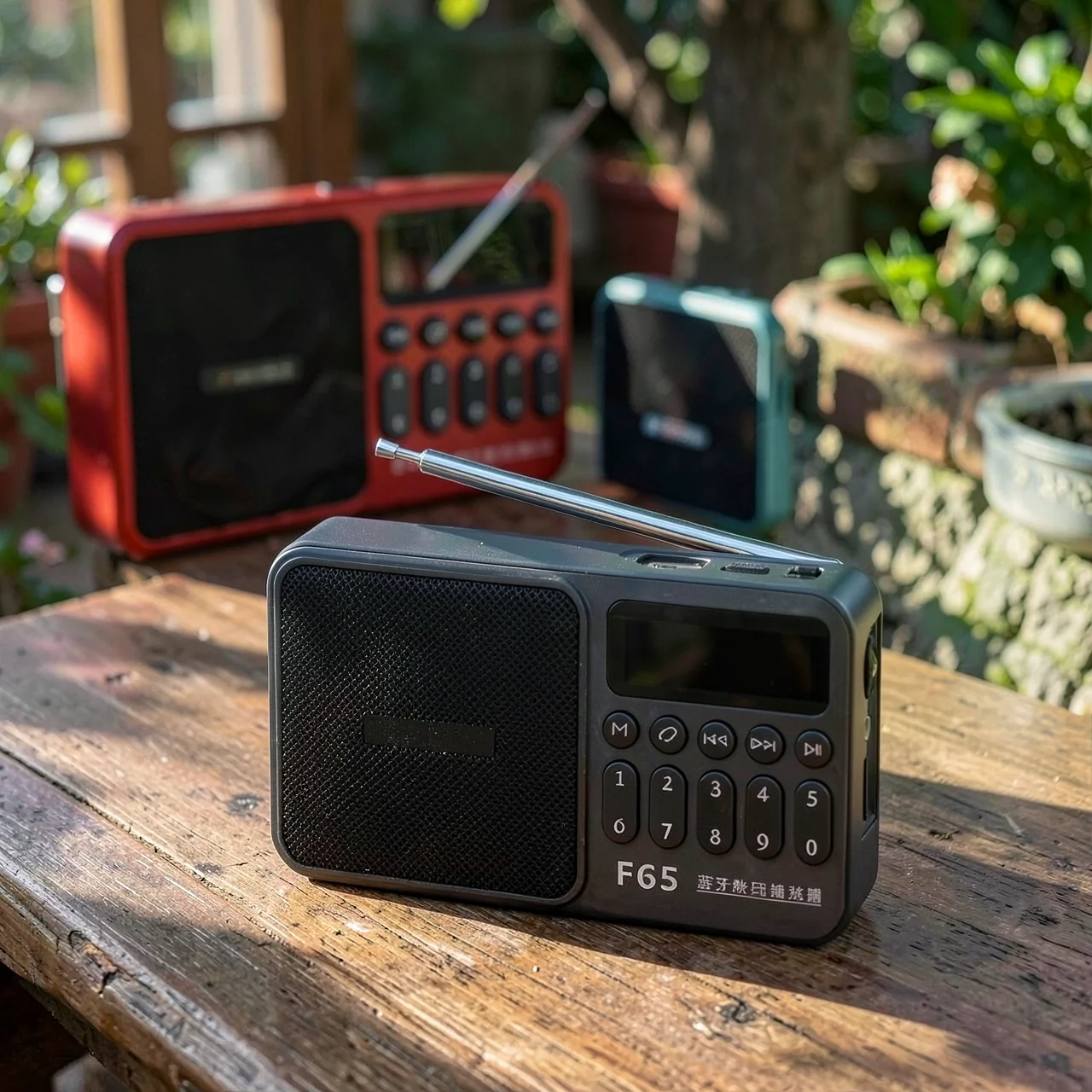 Портативный радиоприемник Sansui F65 с Bluetooth и USB
