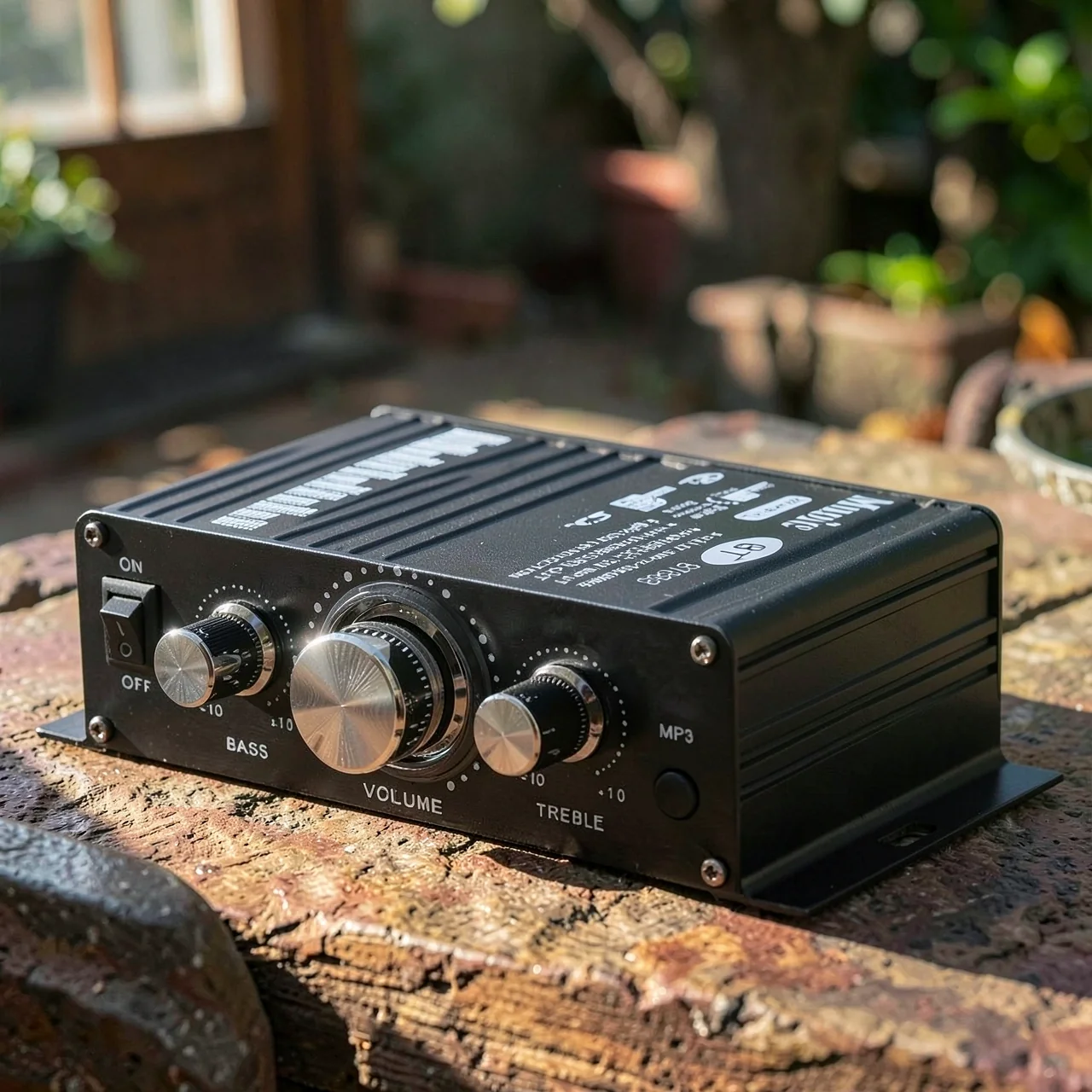 Компактный Bluetooth усилитель HiFi Positive Sound BT-888