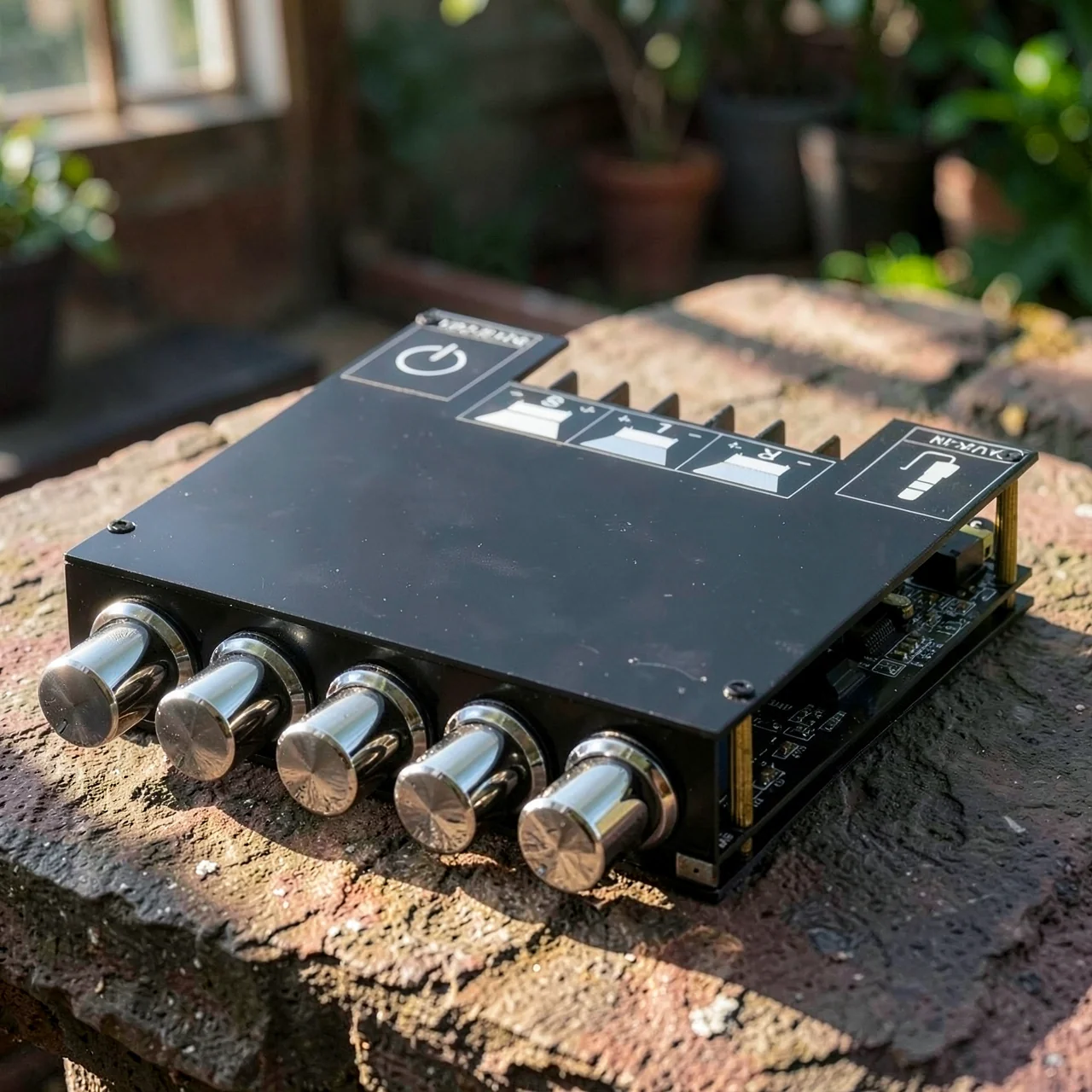 Усилитель мощности Bluetooth 2.1 Hi-Fi LDZS LD-2.1 с сабвуфером