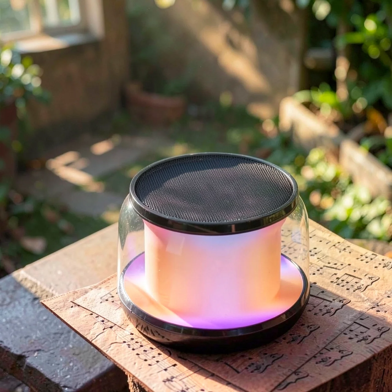 Портативная Bluetooth-колонка с RGB-подсветкой
