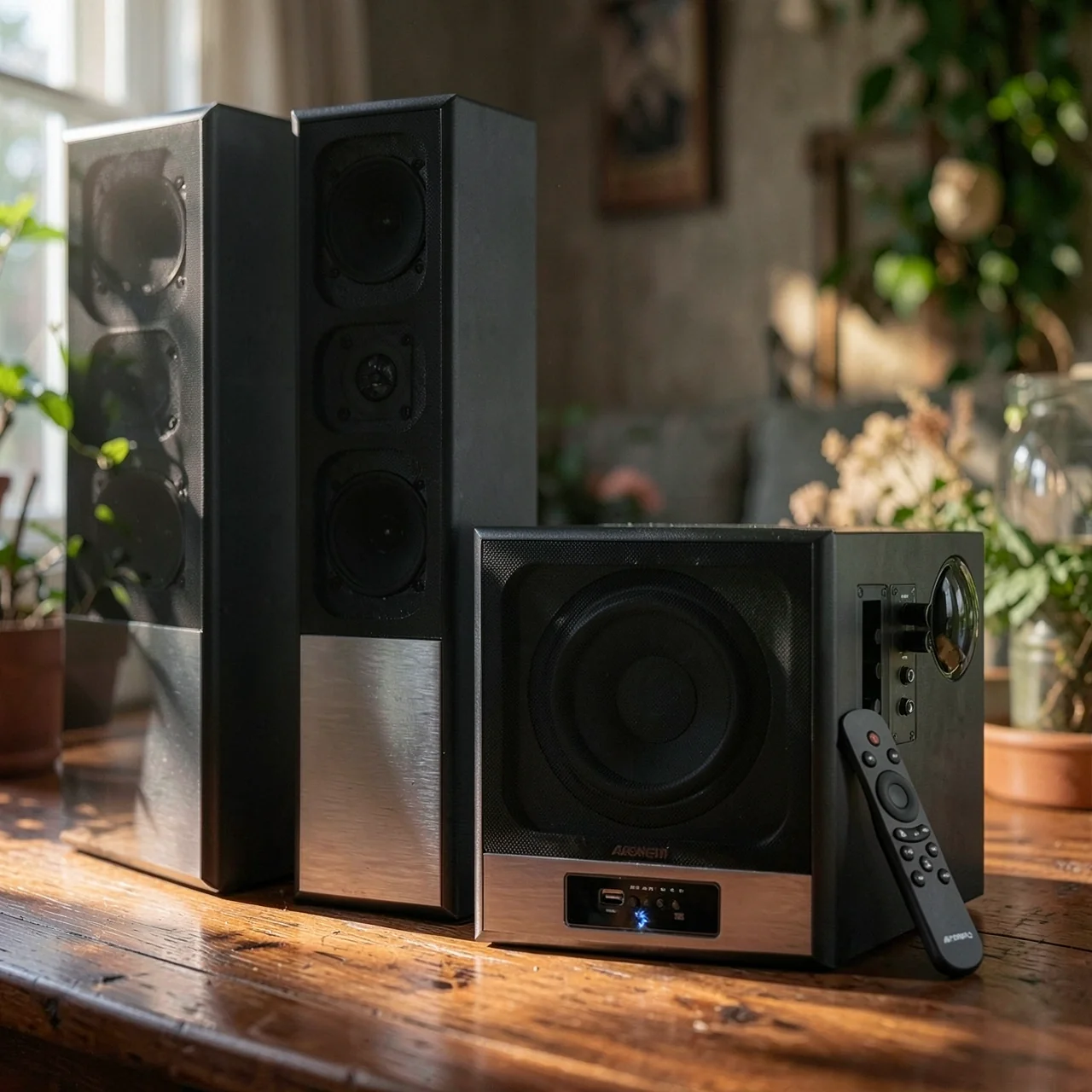 Акустическая система Sansui 2.1 с сабвуфером и Bluetooth