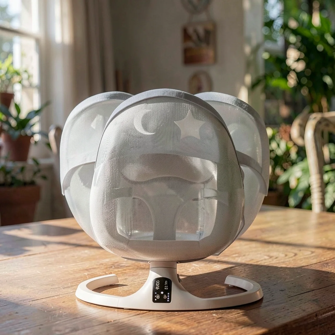 Детская автоматическая колыбель-качалка Smart Baby Cradle