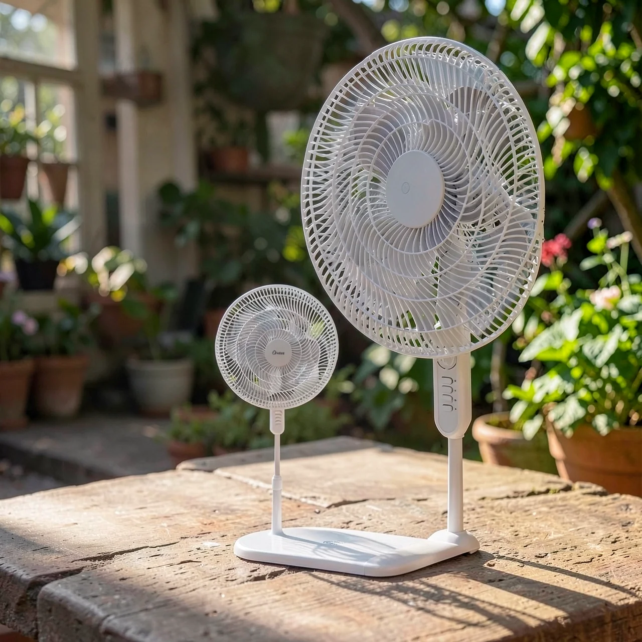 Напольный вентилятор Midea FS45-23D с алюминиевыми лопастями