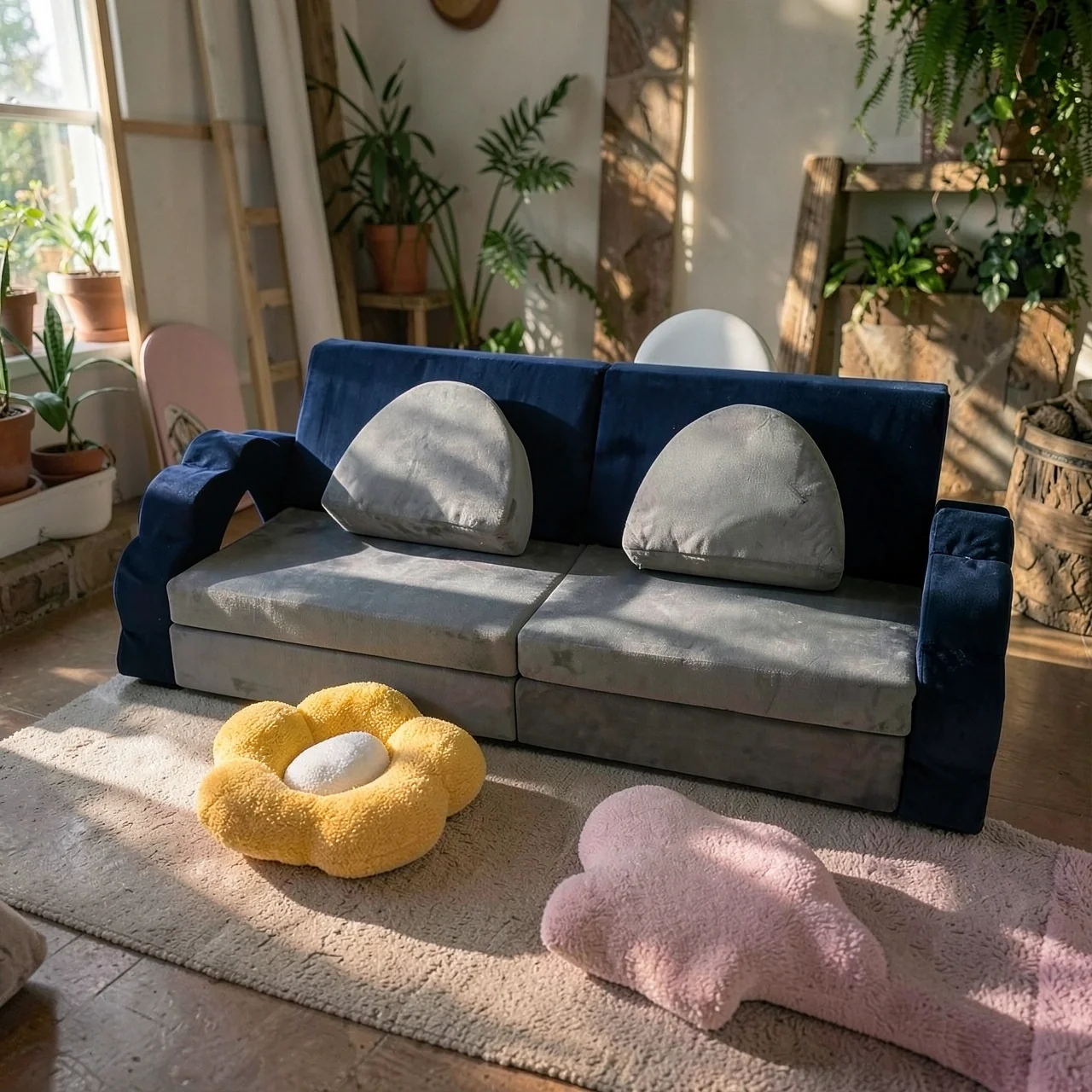 Модульный мягкий диван-конструктор Meihao Myhome E2-10