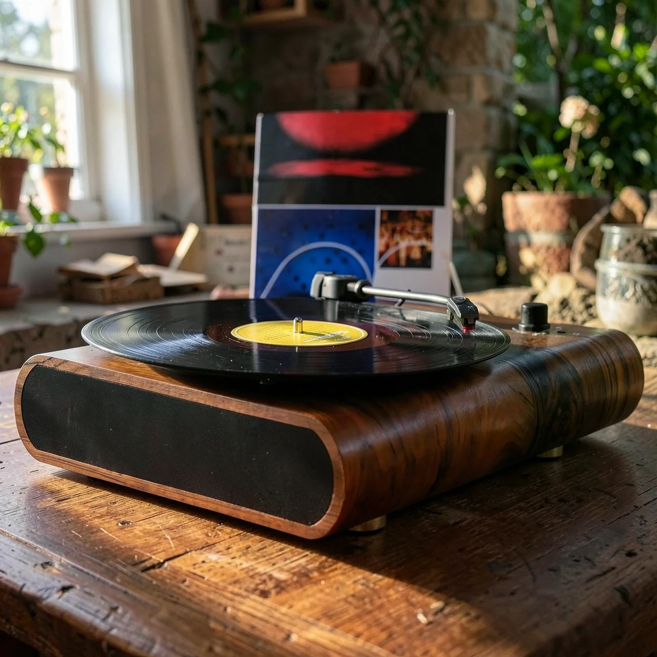 Виниловый проигрыватель Loo Retro Bluetooth