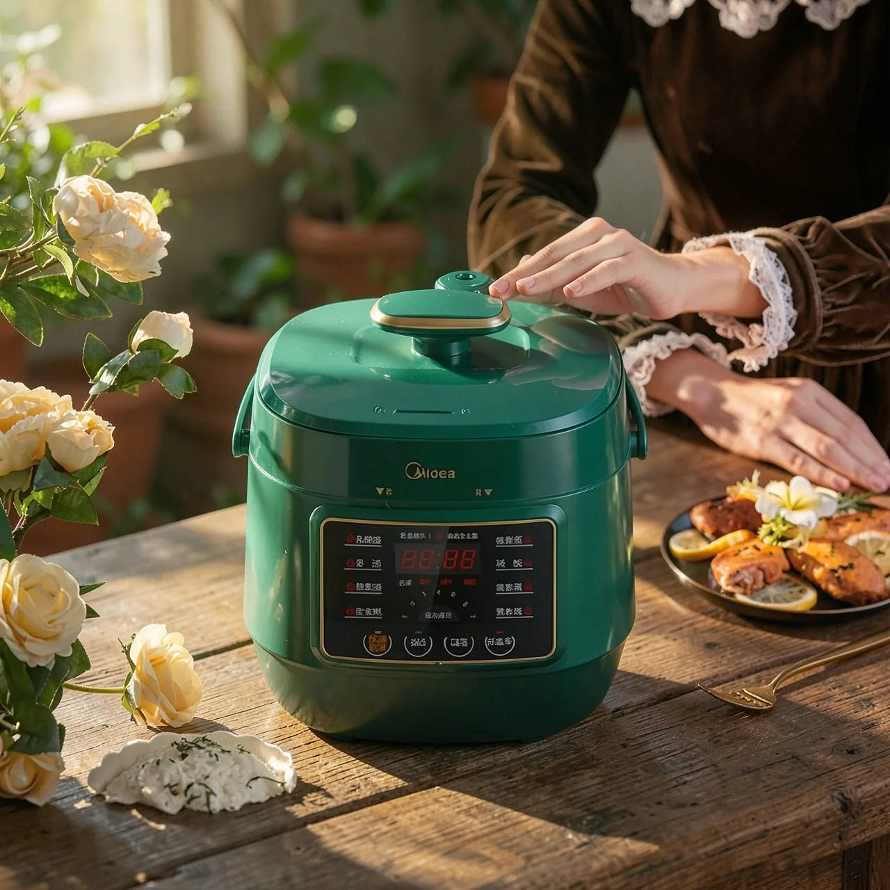 Электрическая рисоварка-скороварка Midea MY-S340 на 2.5 л