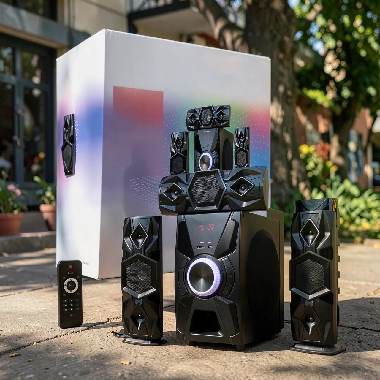 Акустическая система 3.1 DJACK STAR D-403+ с Bluetooth и X-Bass