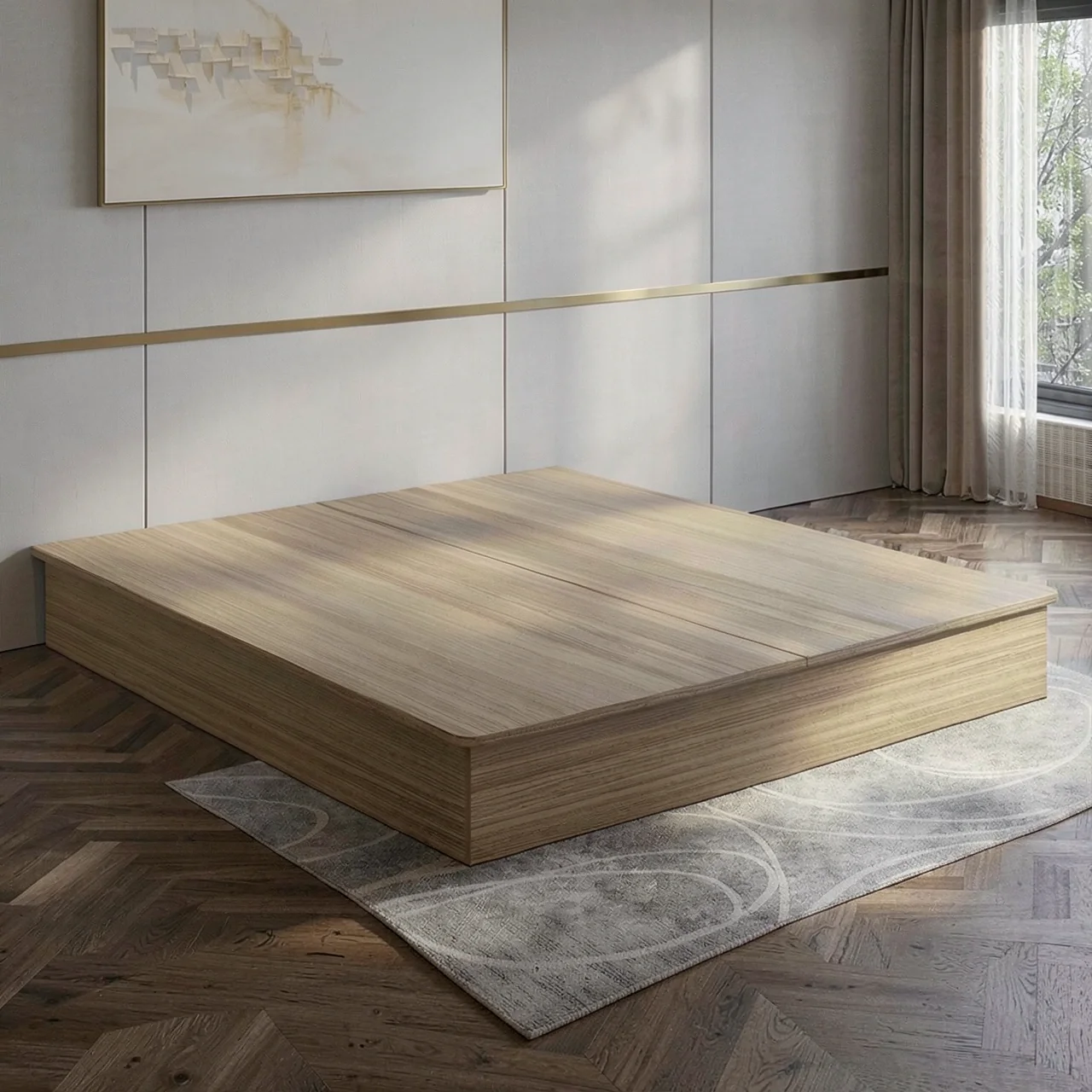 Каркас кровати для отеля Qiju Pavilion BS03