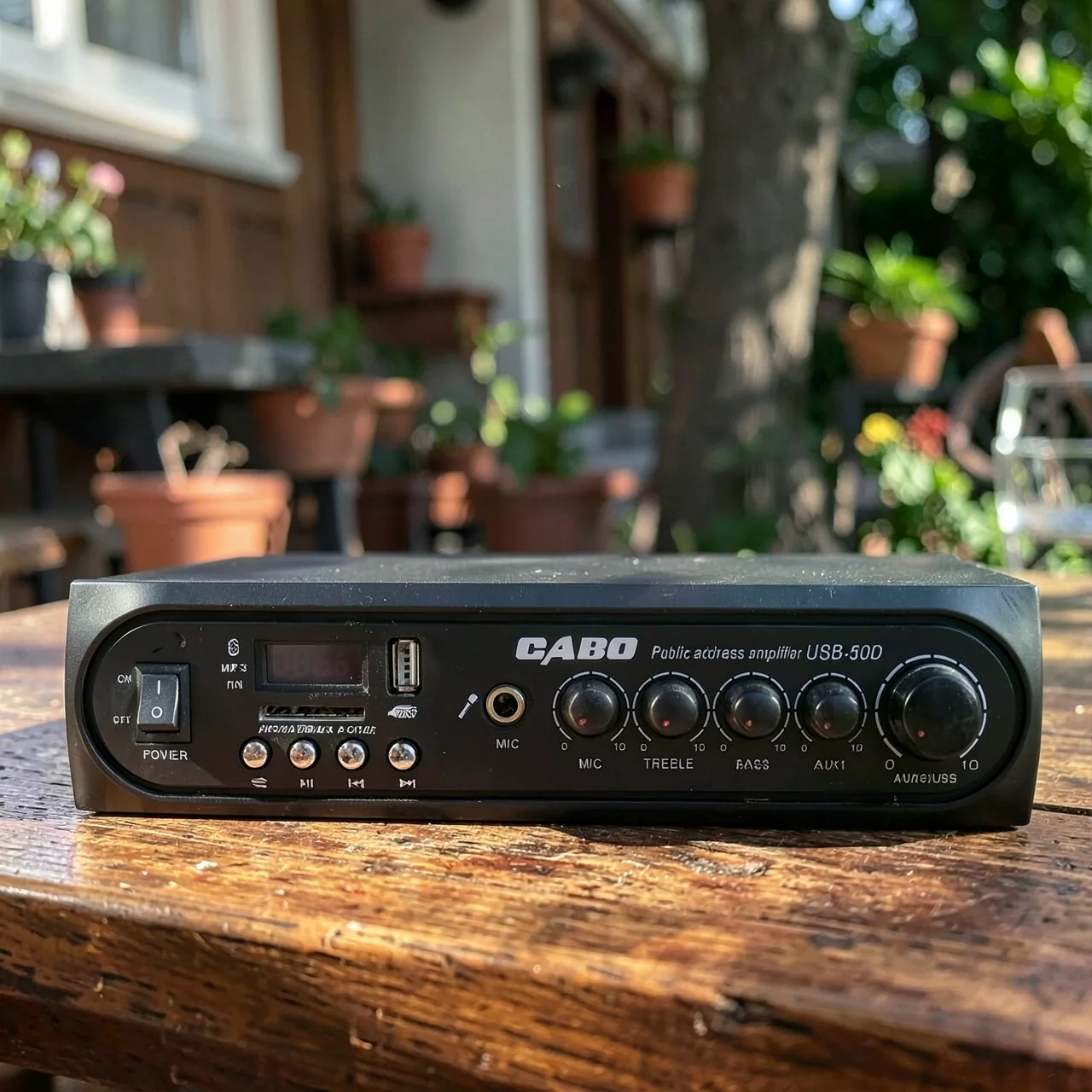 Усилитель общественного вещания CABO USB-50D с USB и Bluetooth