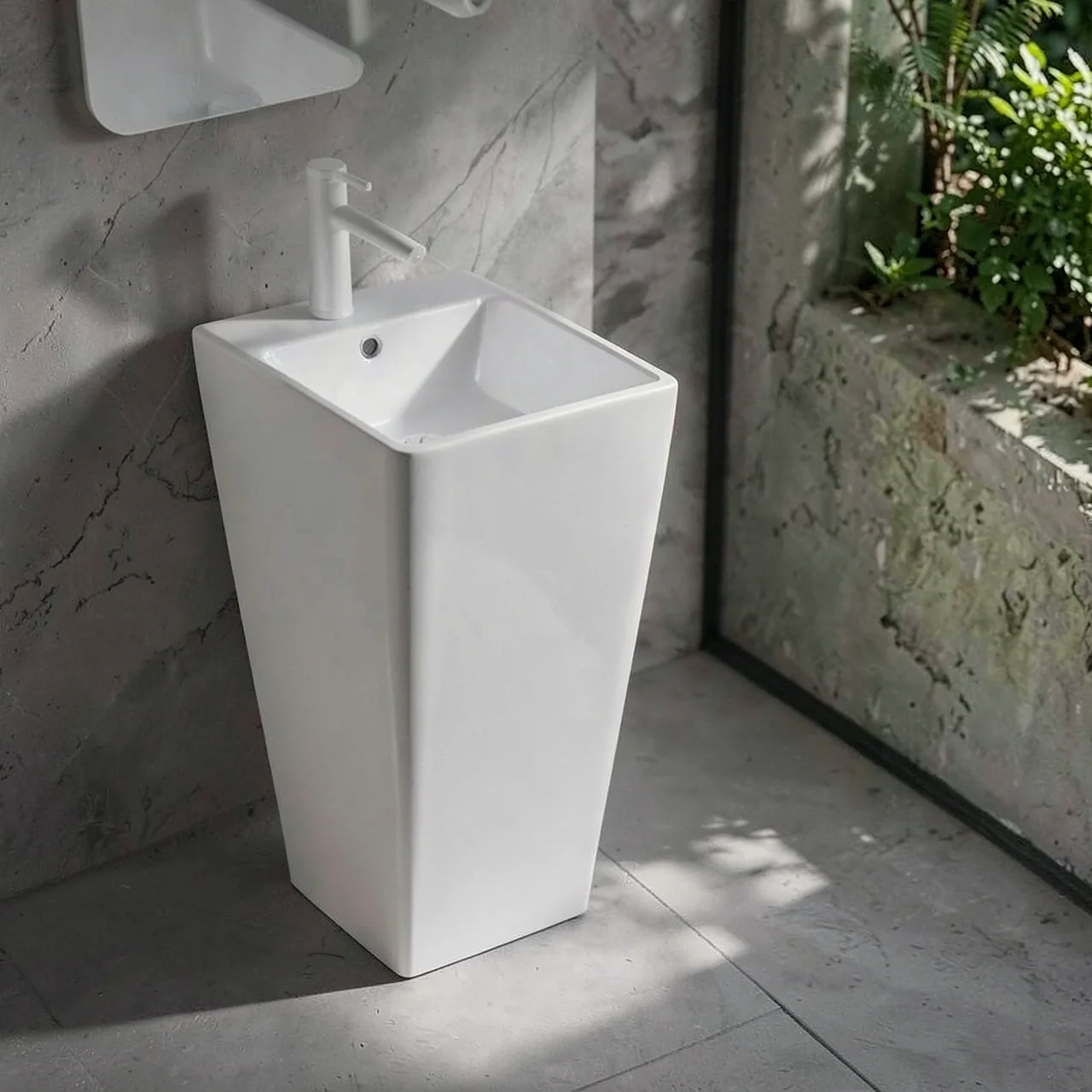 Раковина- pedestal керамическая YDMEIKA LT001