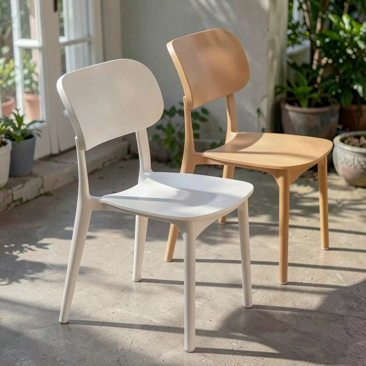 Backrest dining chairs, modern, simple, thickened, comfortable for long-term sitting, plastic chairs, popular Nordic internet celebrities, commercial dining tables, chairs