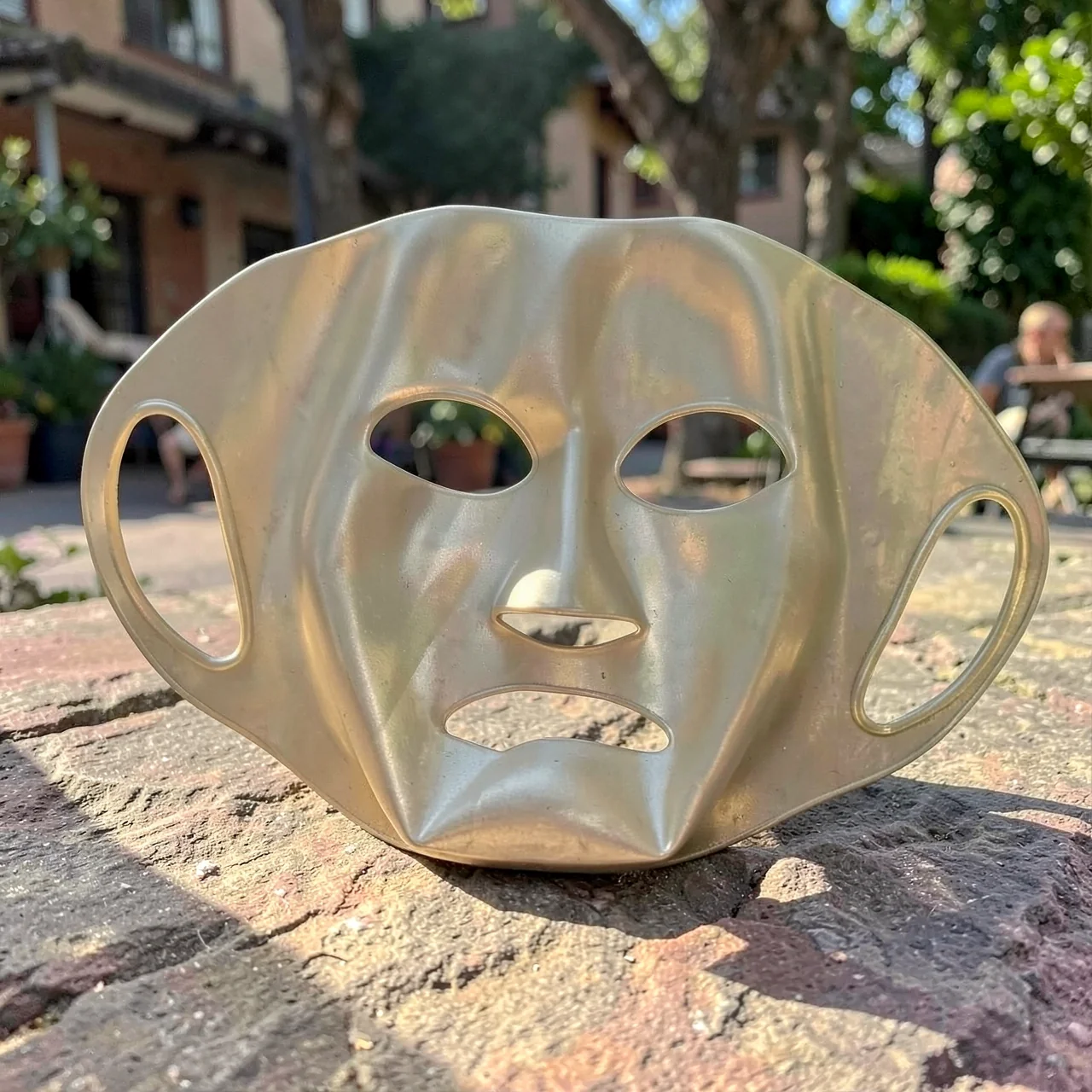 Влажная золотая силиконовая трехмерная косметическая маска для лица, 3D