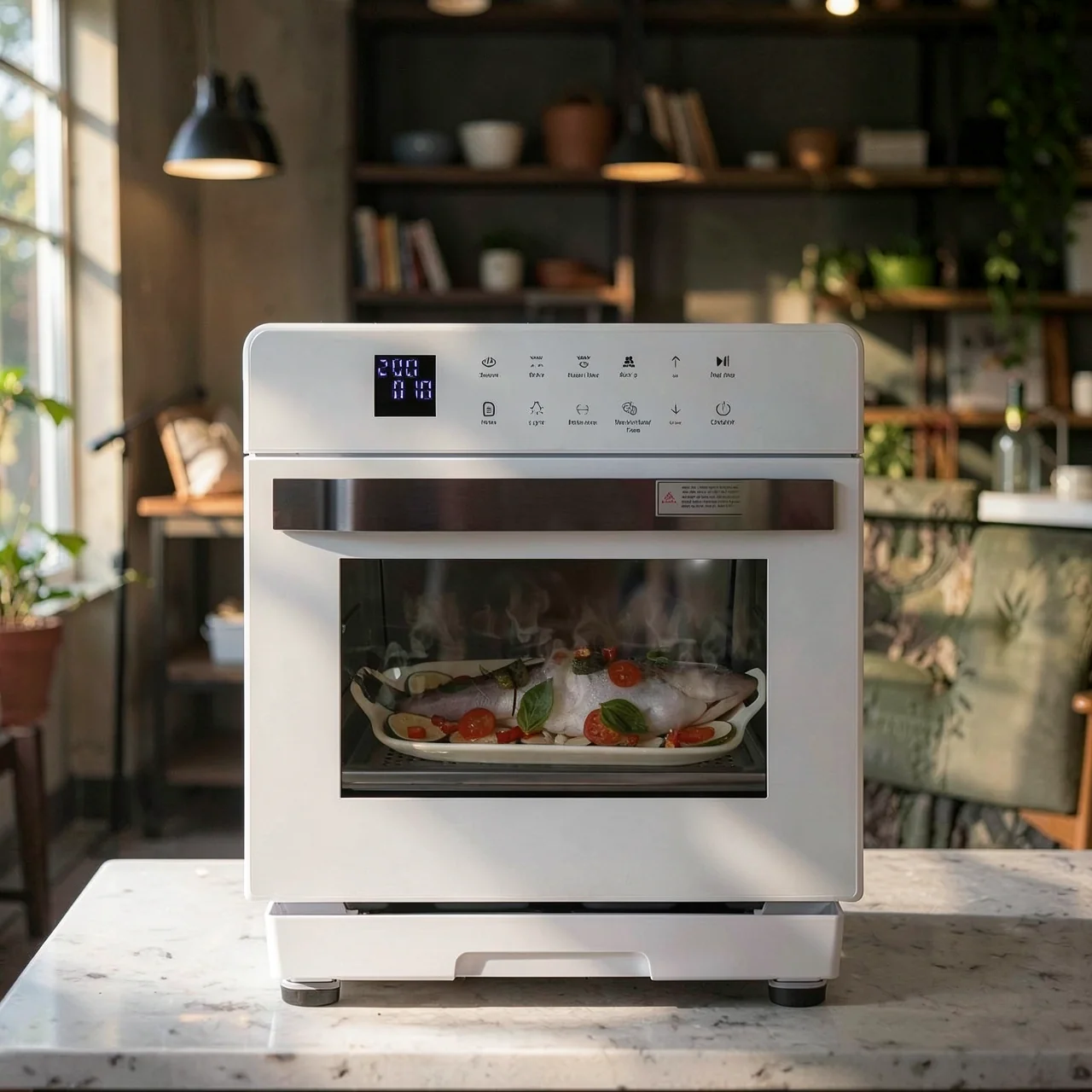 Многофункциональная электрическая пароварка и духовка Fulai Bear KZK-20LZD1 20л