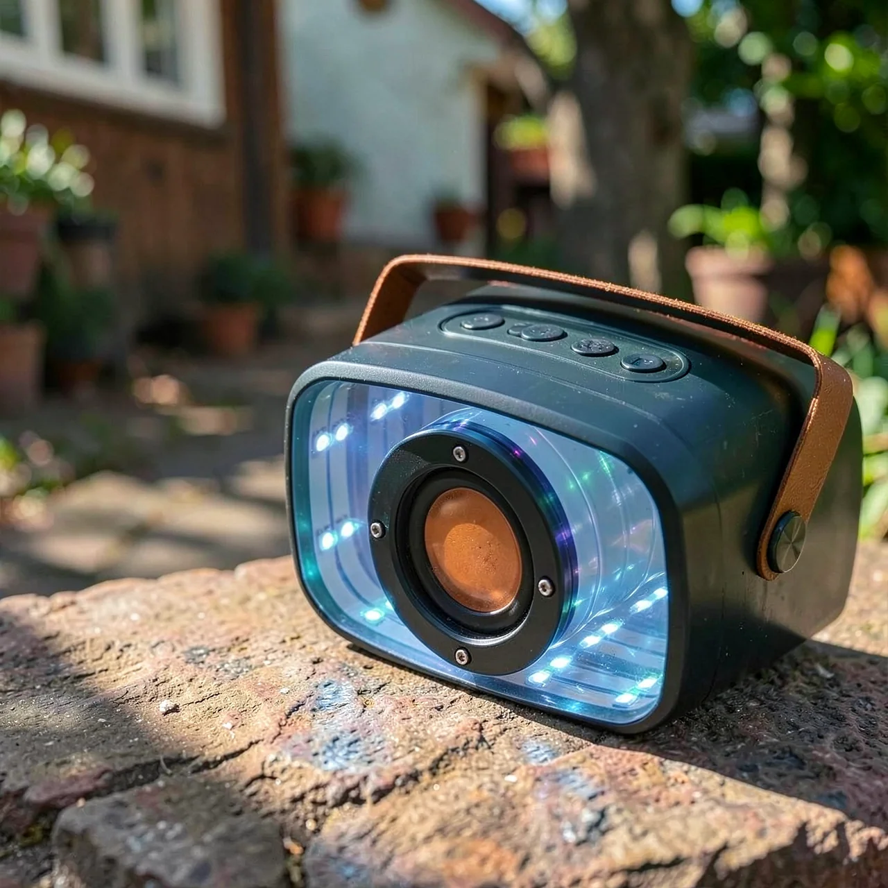 Портативная Bluetooth-колонка Kewei Xing W20 с подсветкой