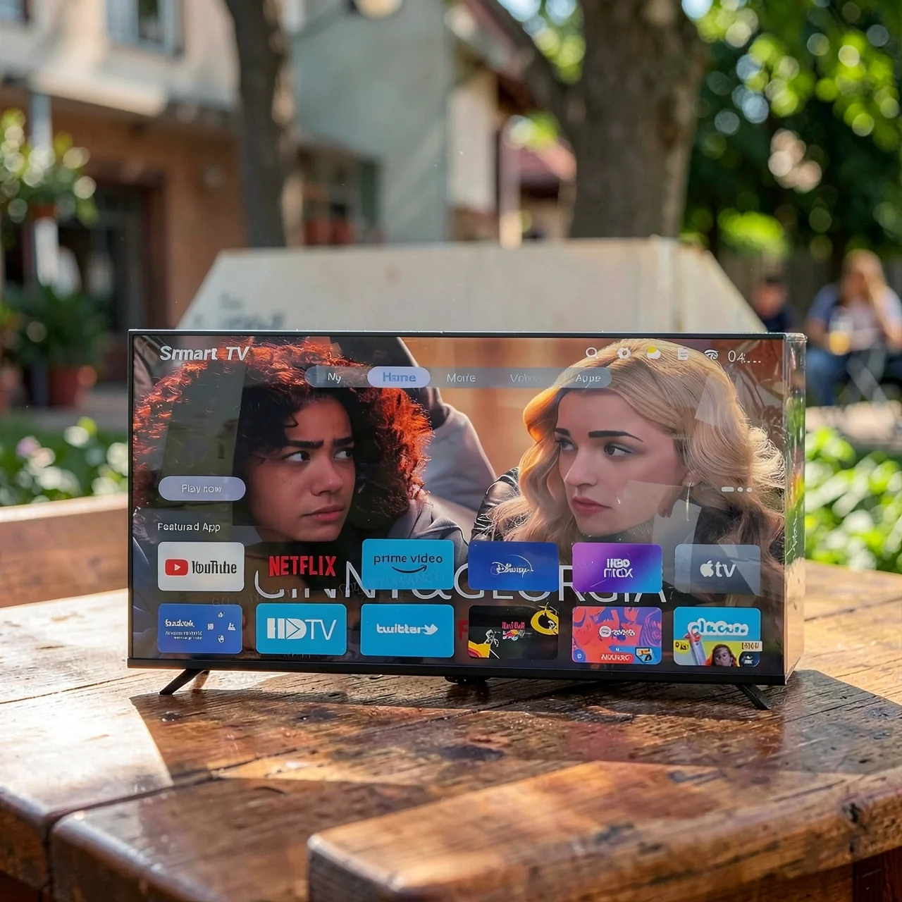Смарт-телевизор Android TV 4K Ultra Slim