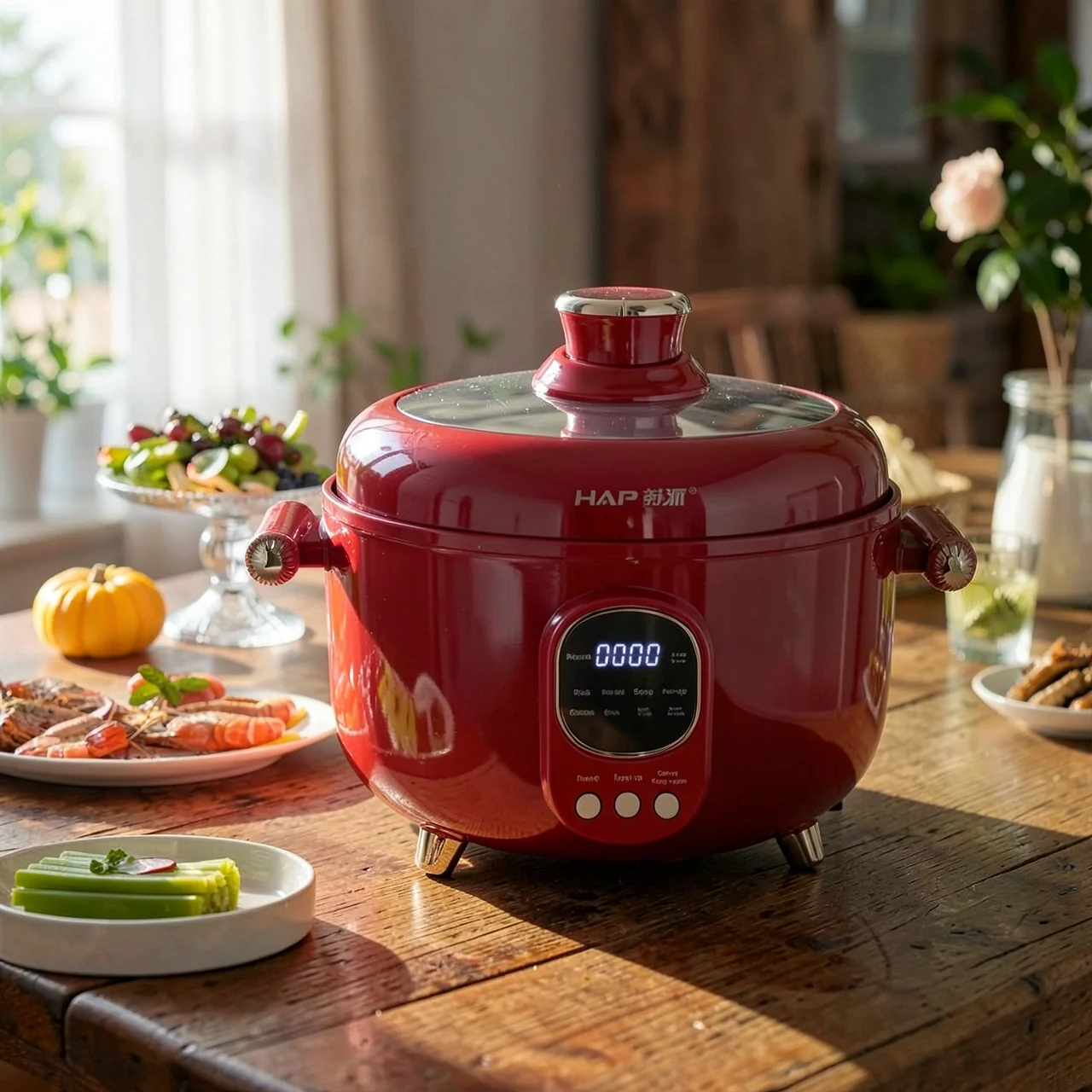 Электрическая скороварка Hap/Han School HP-40H9-A многофункциональная, 4л