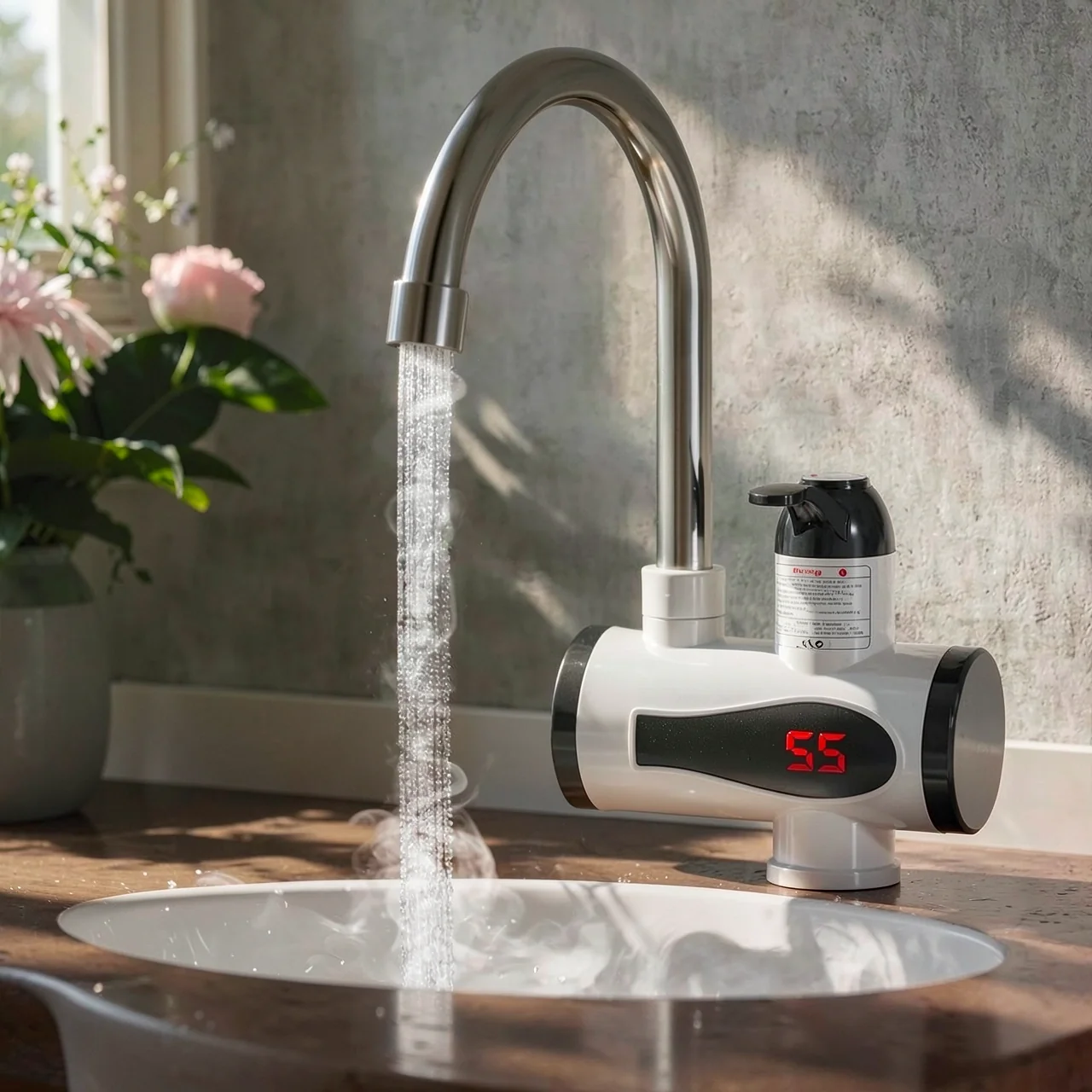 Мгновенный электрический смеситель для воды Aihei RY-014