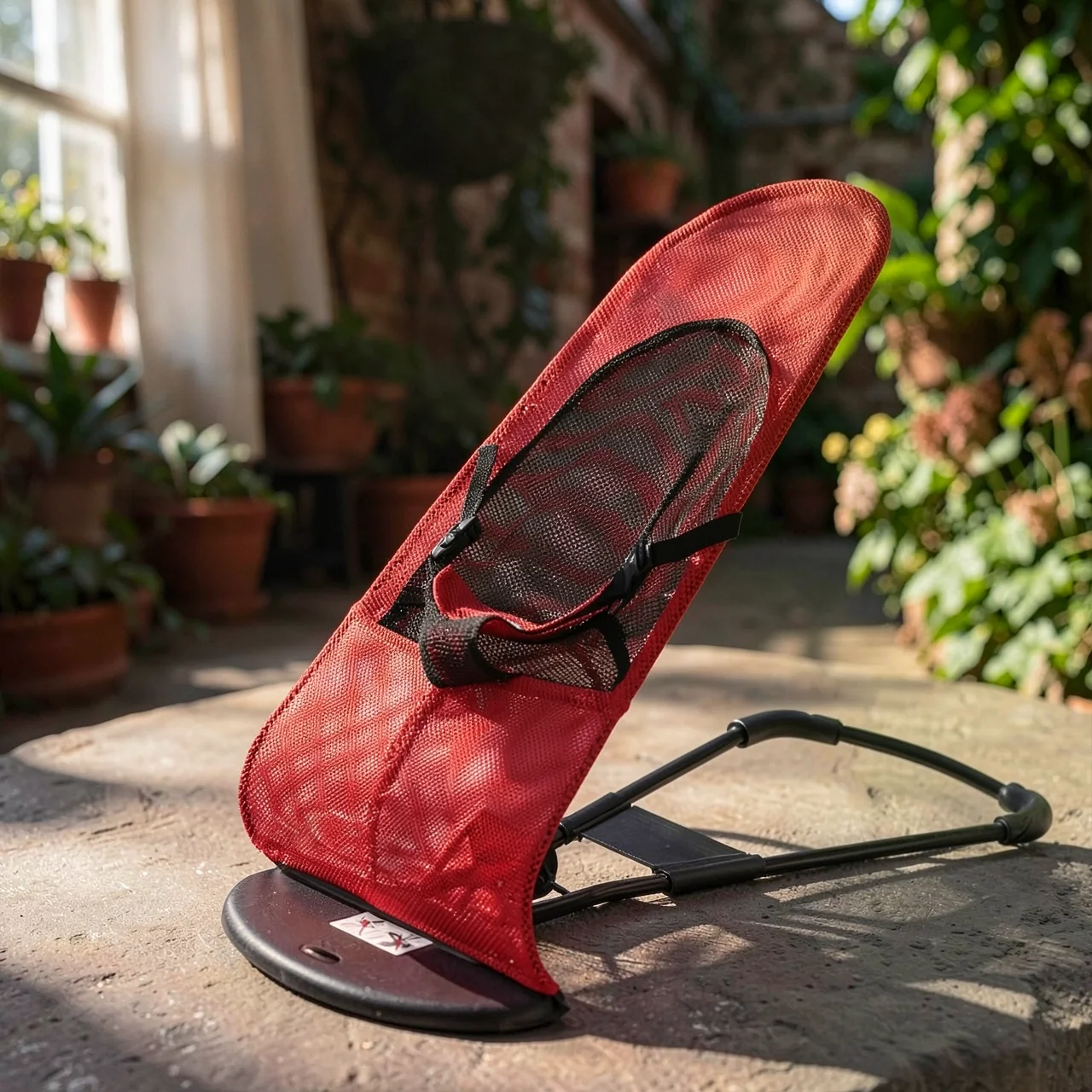 Складной детский шезлонг-качалка Balanced Rocking Chair