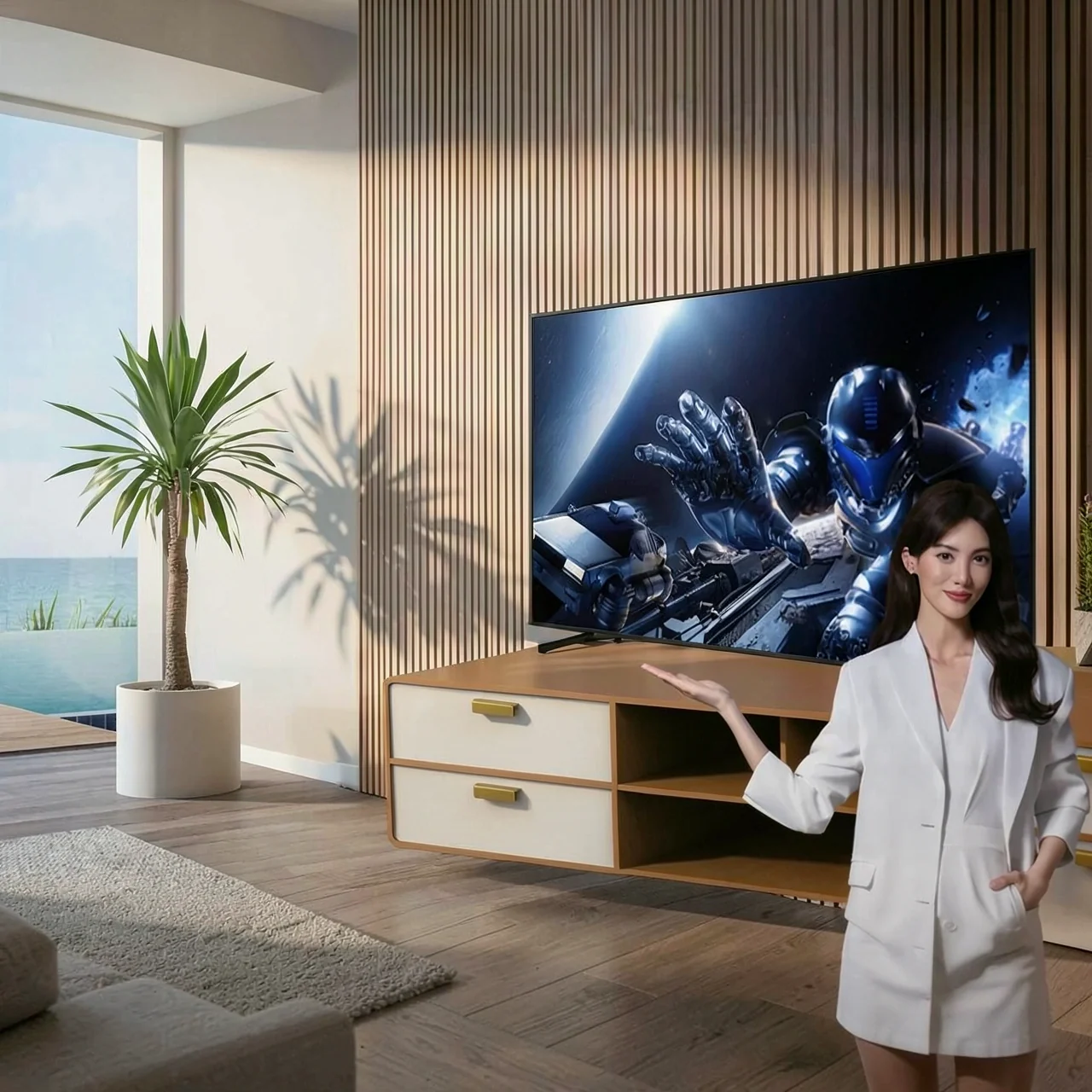 Samsung/三星 55QX3C 55 -INCH QLED 120 Гц высотой -REFRESH Ultra -Thin Professional Game TV