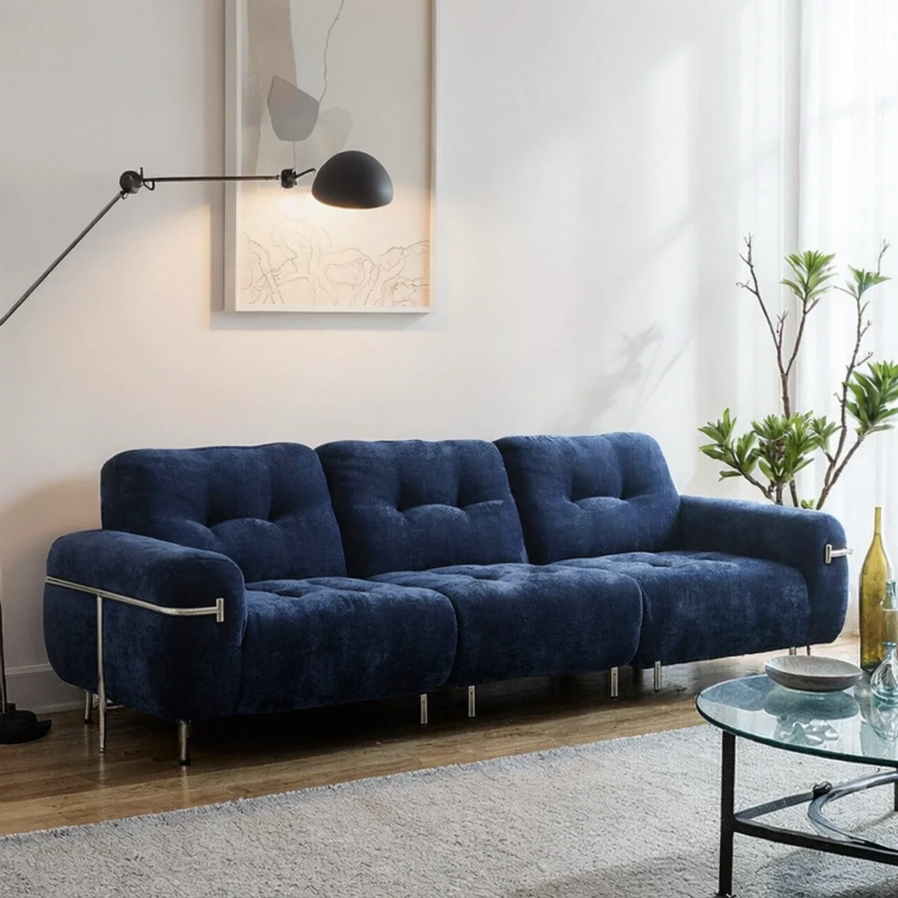 Диван из ткани шенилл Bauhaus Modern #0 factory BYSF046