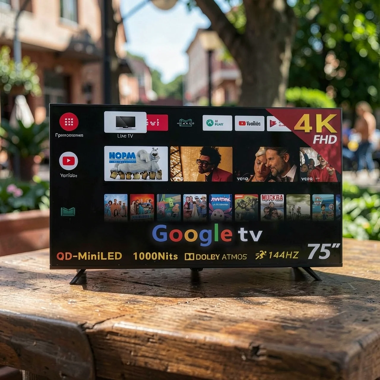 Смарт-телевизор Mini LED Chigo 4K Ultra HD