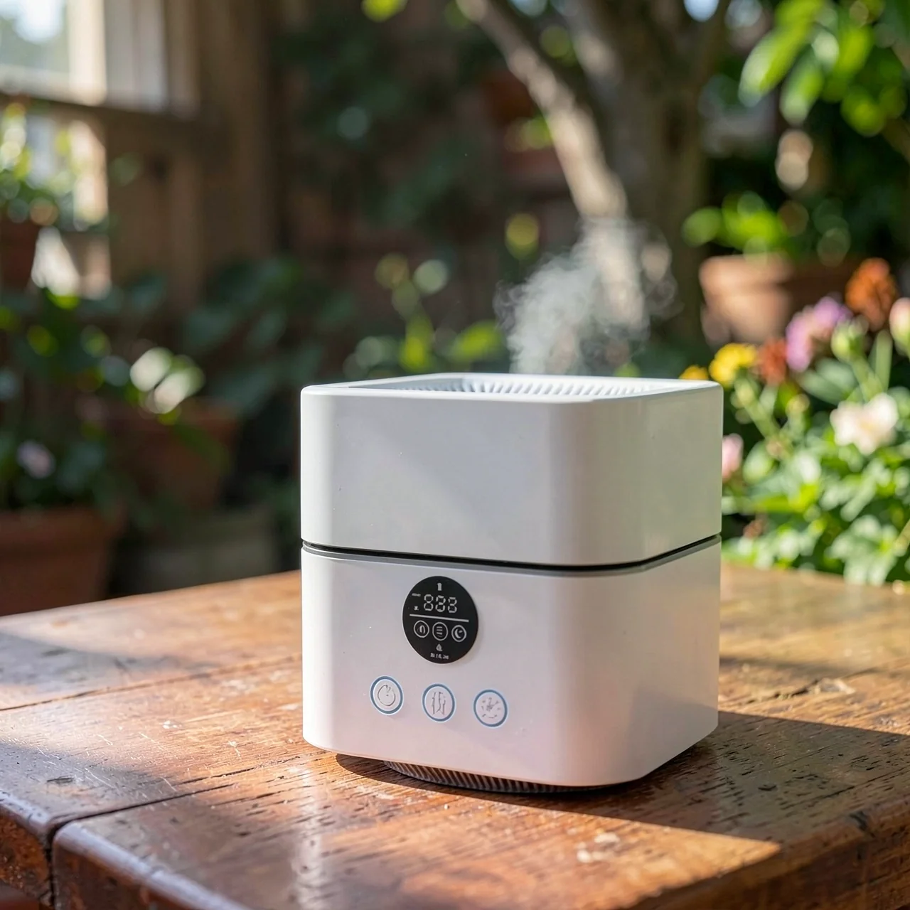 PM2.5 Очистка отрицательного ионного воздуха удаление пыли HEPA УФ -плазма и стерилизованная плазма граффити Wi -Fi Ароматерапия Увлажнитель