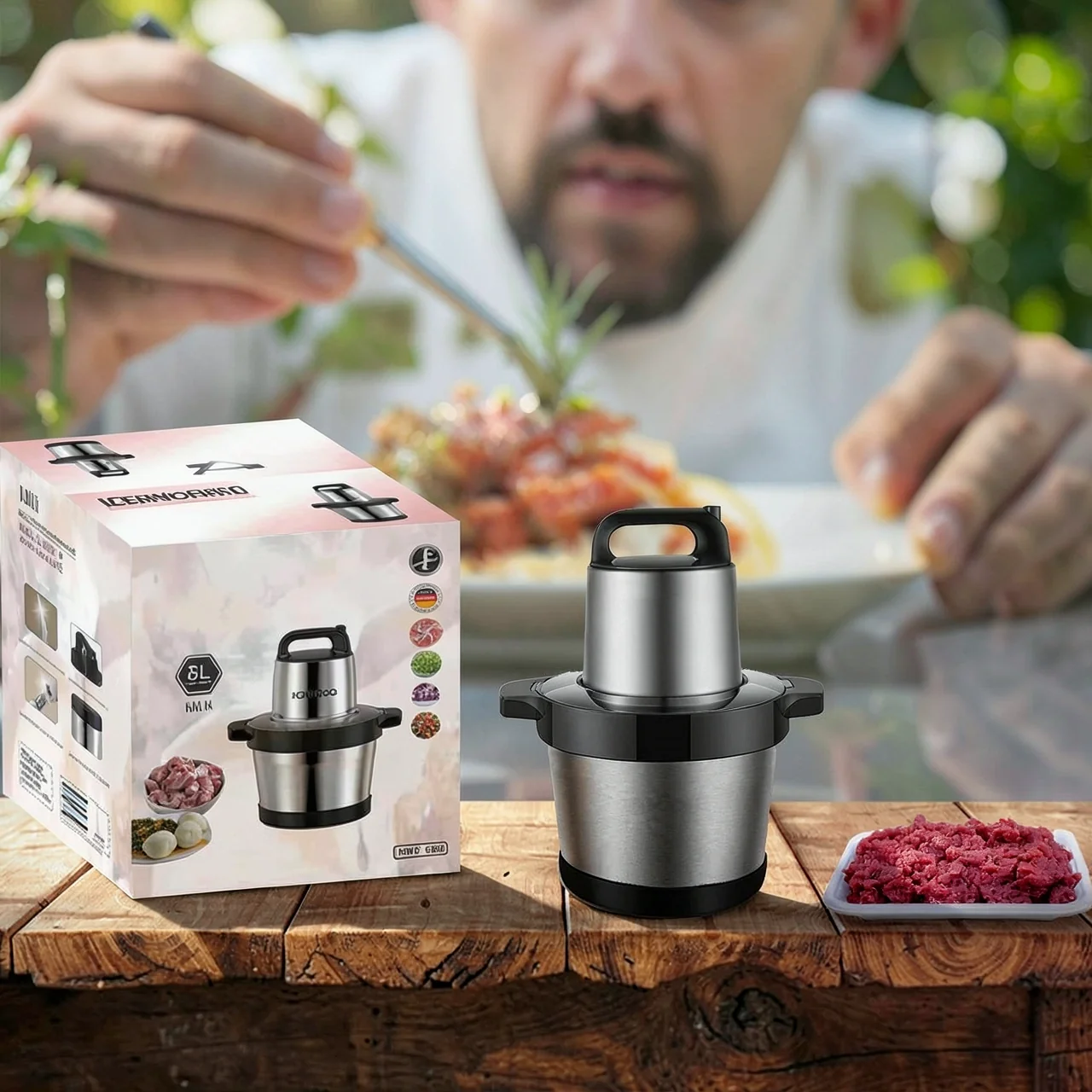 Многофункциональная мясорубка-измельчитель KENWOOD King Style 8L