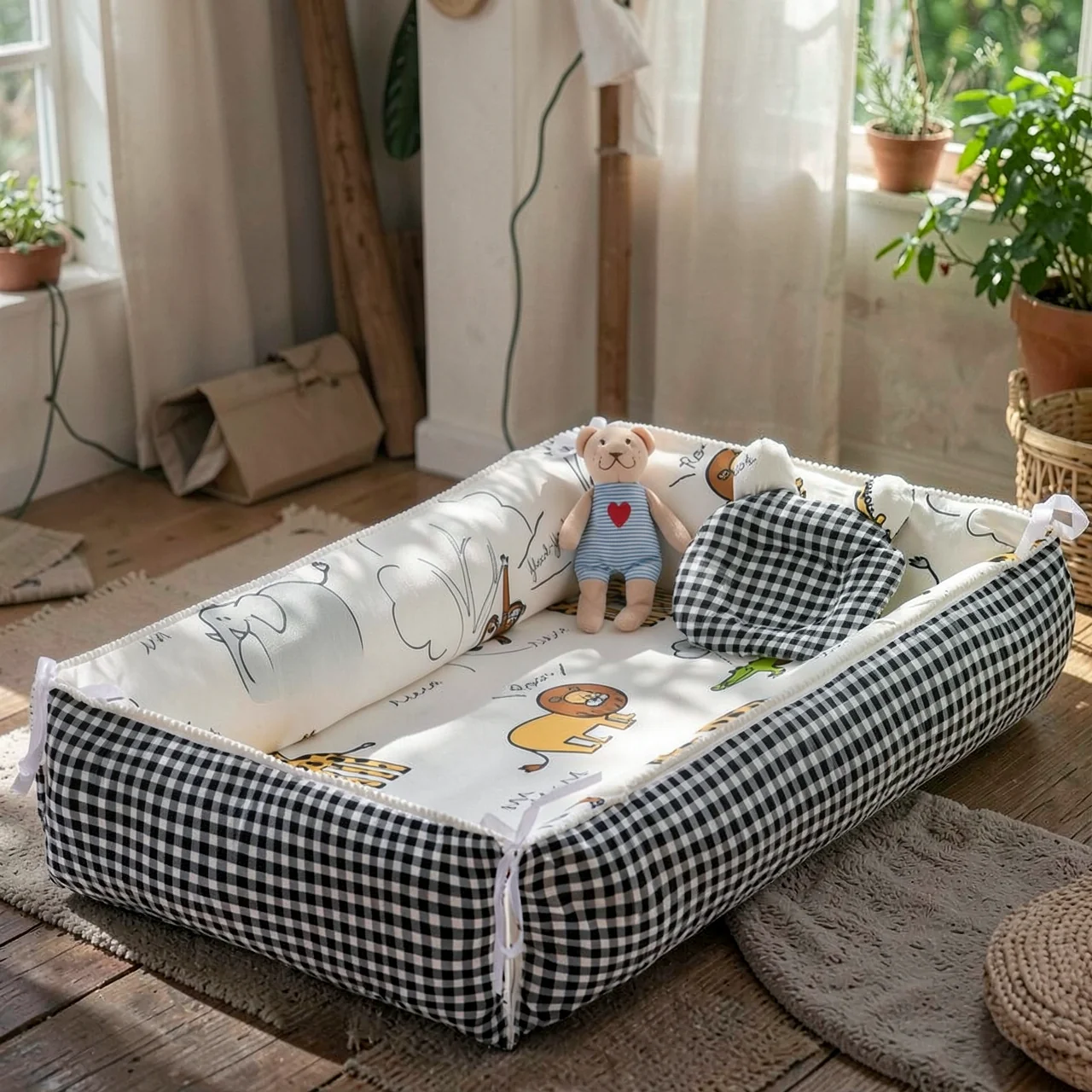 Складная портативная детская кроватка Bean lala