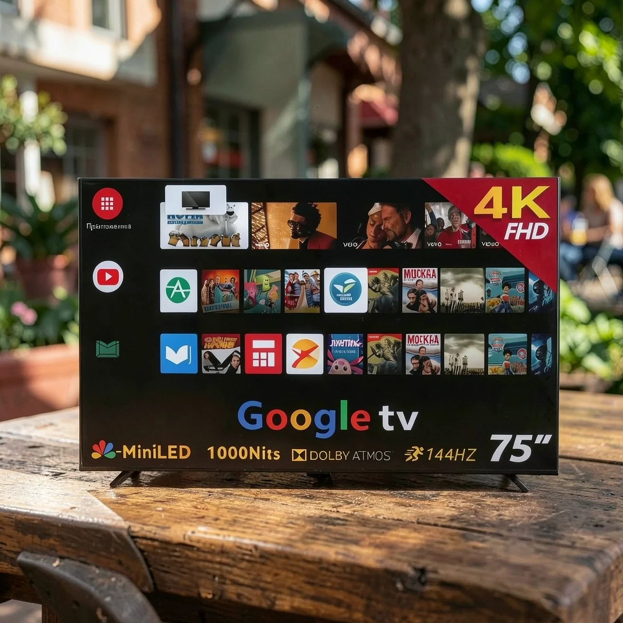 Умный телевизор Smart TV Android 85 дюймов ультратонкий