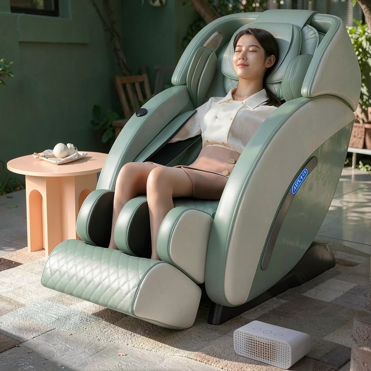 Массажное кресло Aux/Oaks T100-22 с 4D массажем и голосовым управлением