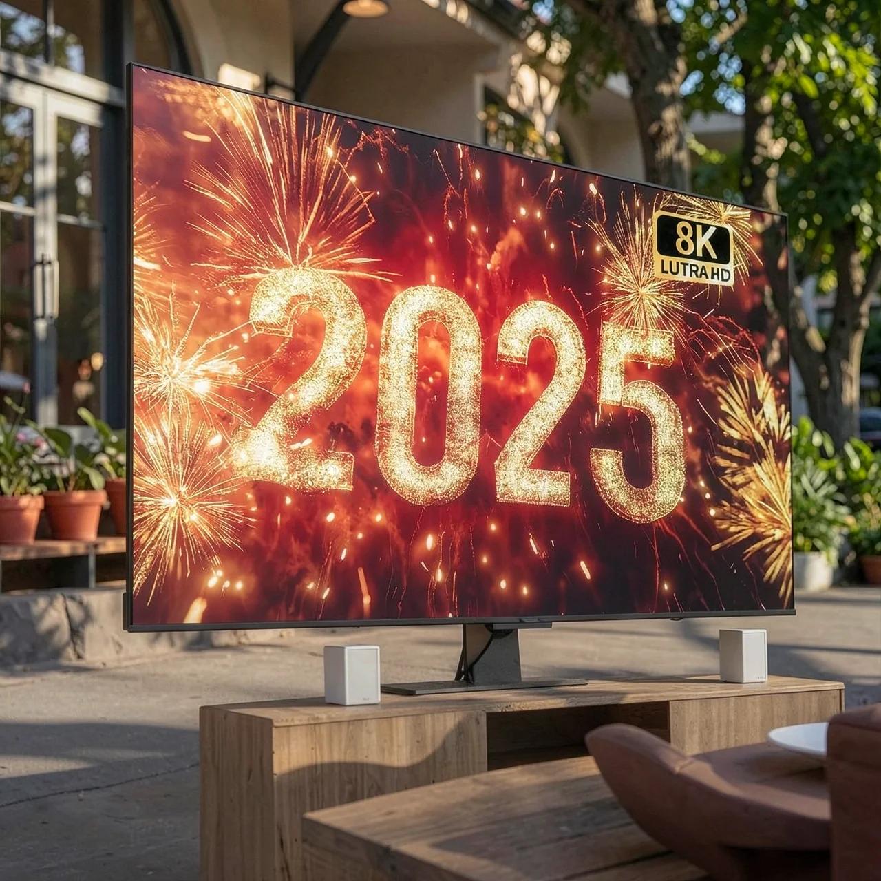 Смарт-телевизор OLED 8K с искусственным интеллектом и безрамочным дизайном