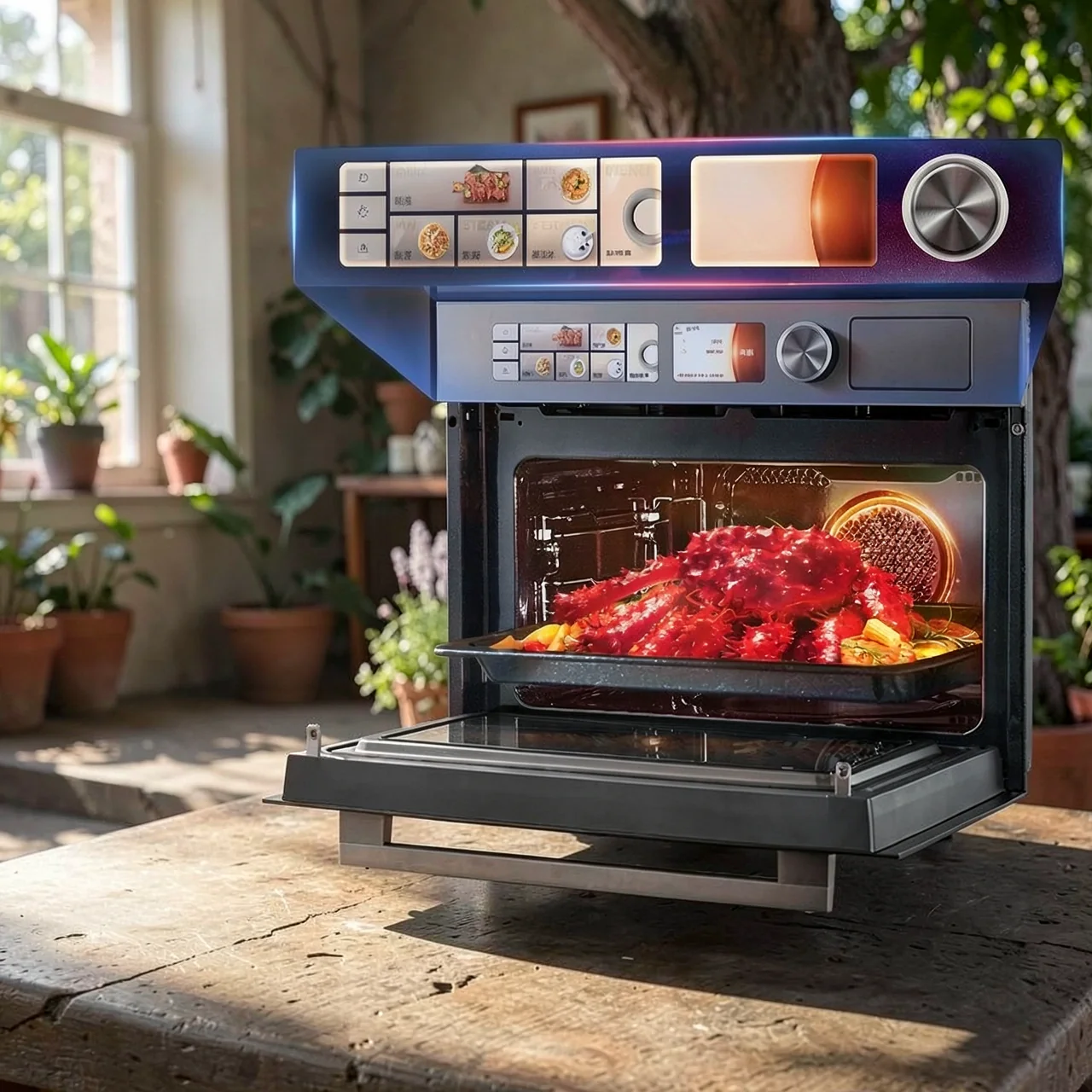Встраиваемая паровая печь Midea Microba R6 4-в-1