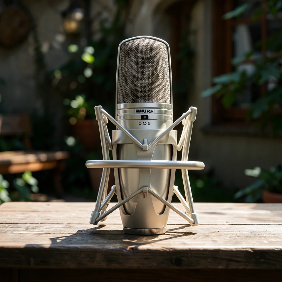 Студийный конденсаторный микрофон Shure KSM44A с большой диафрагмой