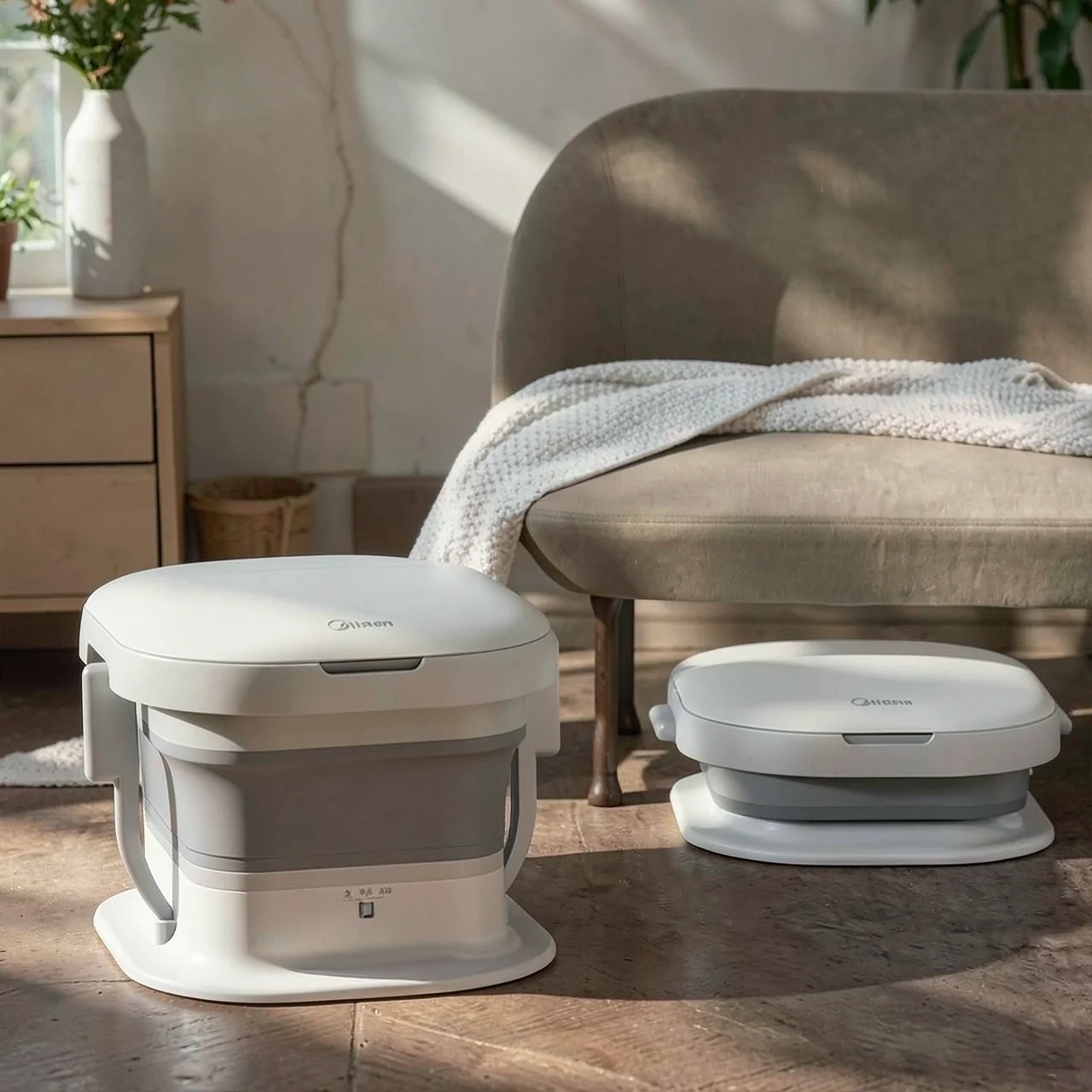 Складная массажная ванна для ног Midea ZS108 с подогревом