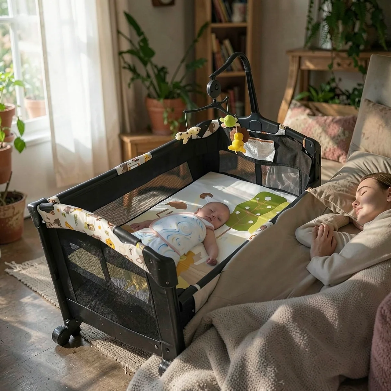 Складная универсальная детская кроватка Cobabies BP90
