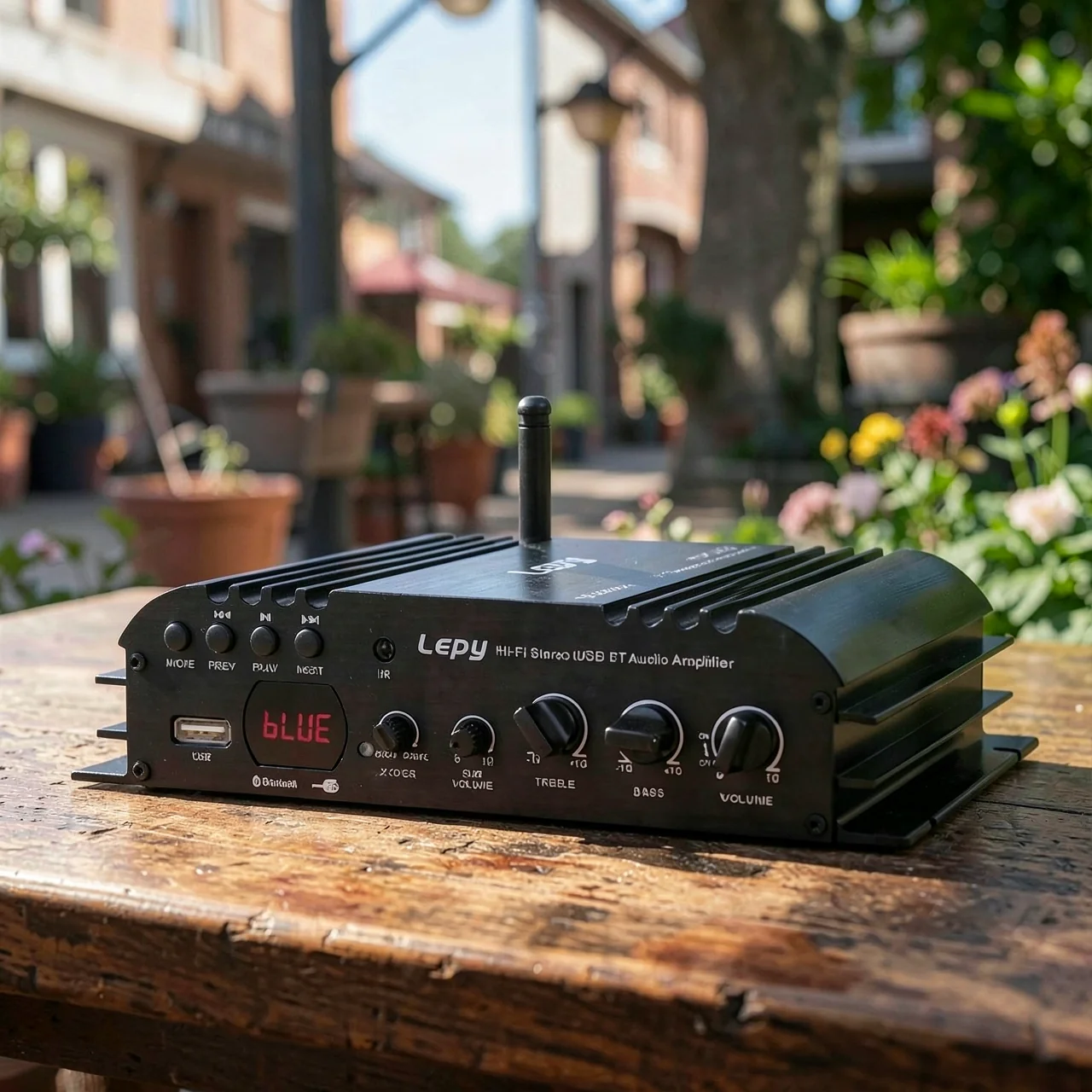 Усилитель мощности HiFi LEPY LP-168PLUS 2.1 канал Bluetooth USB