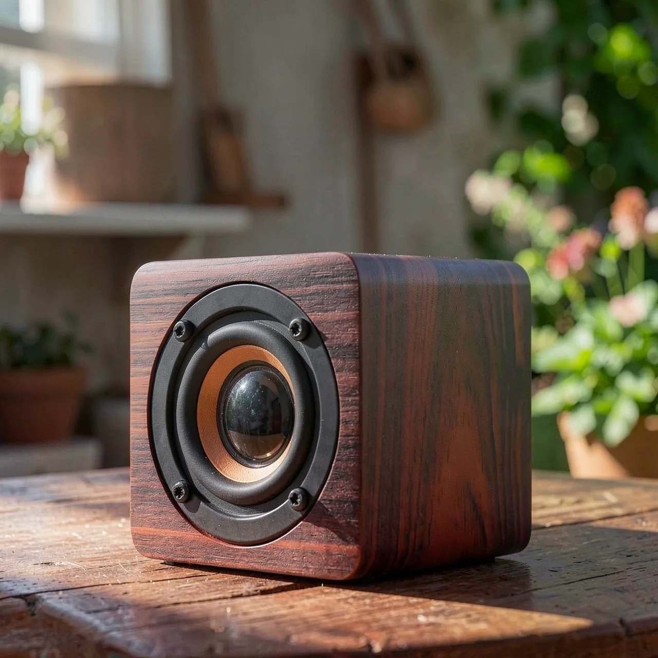 Портативная деревянная Bluetooth-колонка Q1