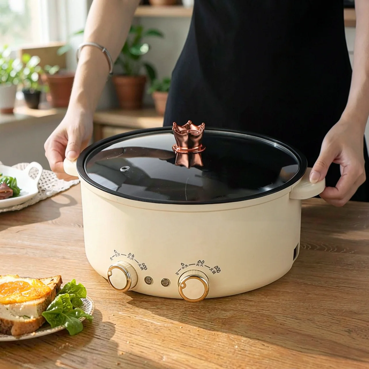 Электрическая многофункциональная кастрюля Tangyuan QS-800