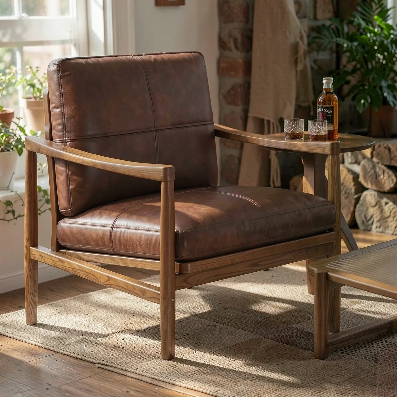 Кресло Hank из массива дерева Zhenyu Furniture