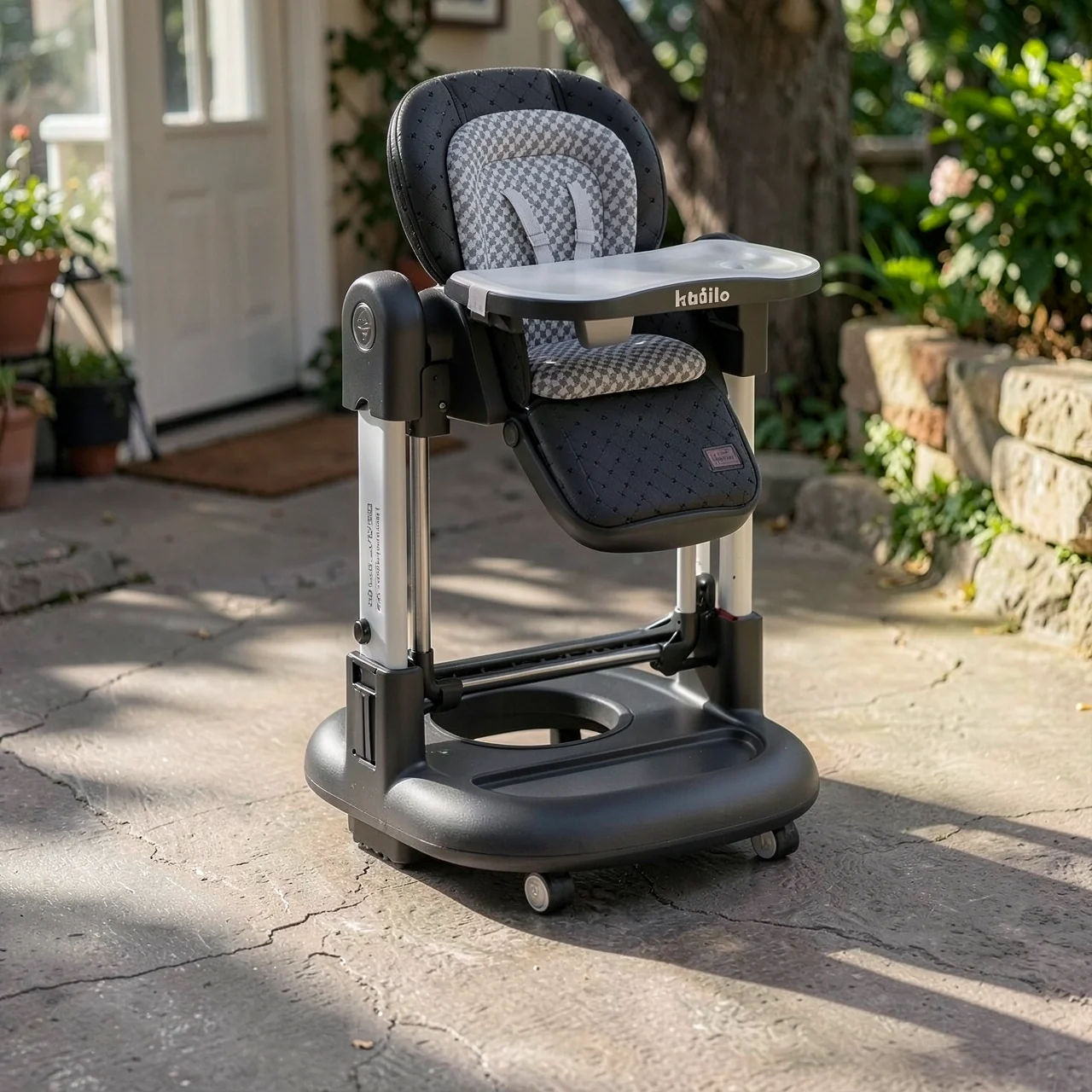 Складной многофункциональный стульчик для кормления KIDILO KD015