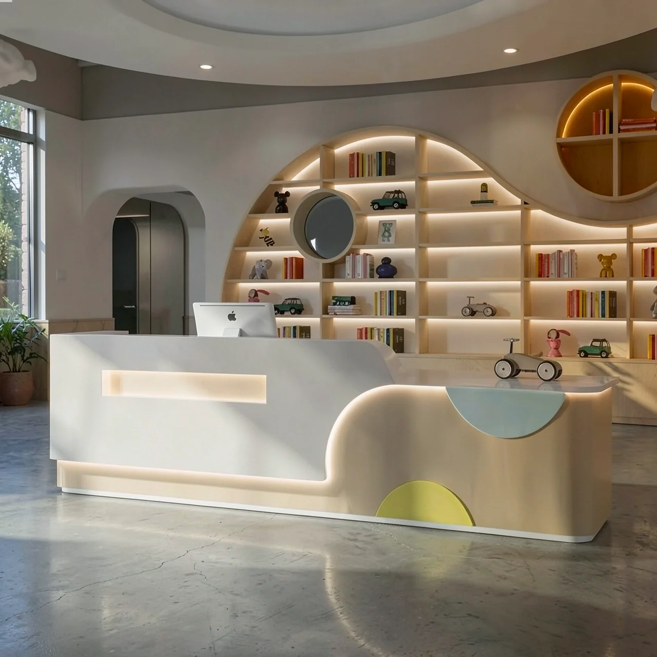 Стойка ресепшн для детского центра Brother Furniture D0322