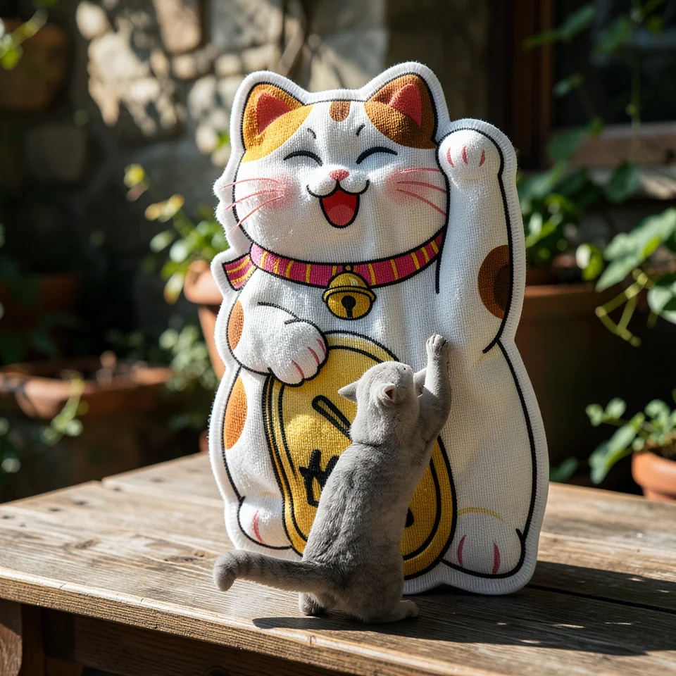 Защитная самоклеящаяся наклейка от кошачьих когтей Cat Lover Player Панда
