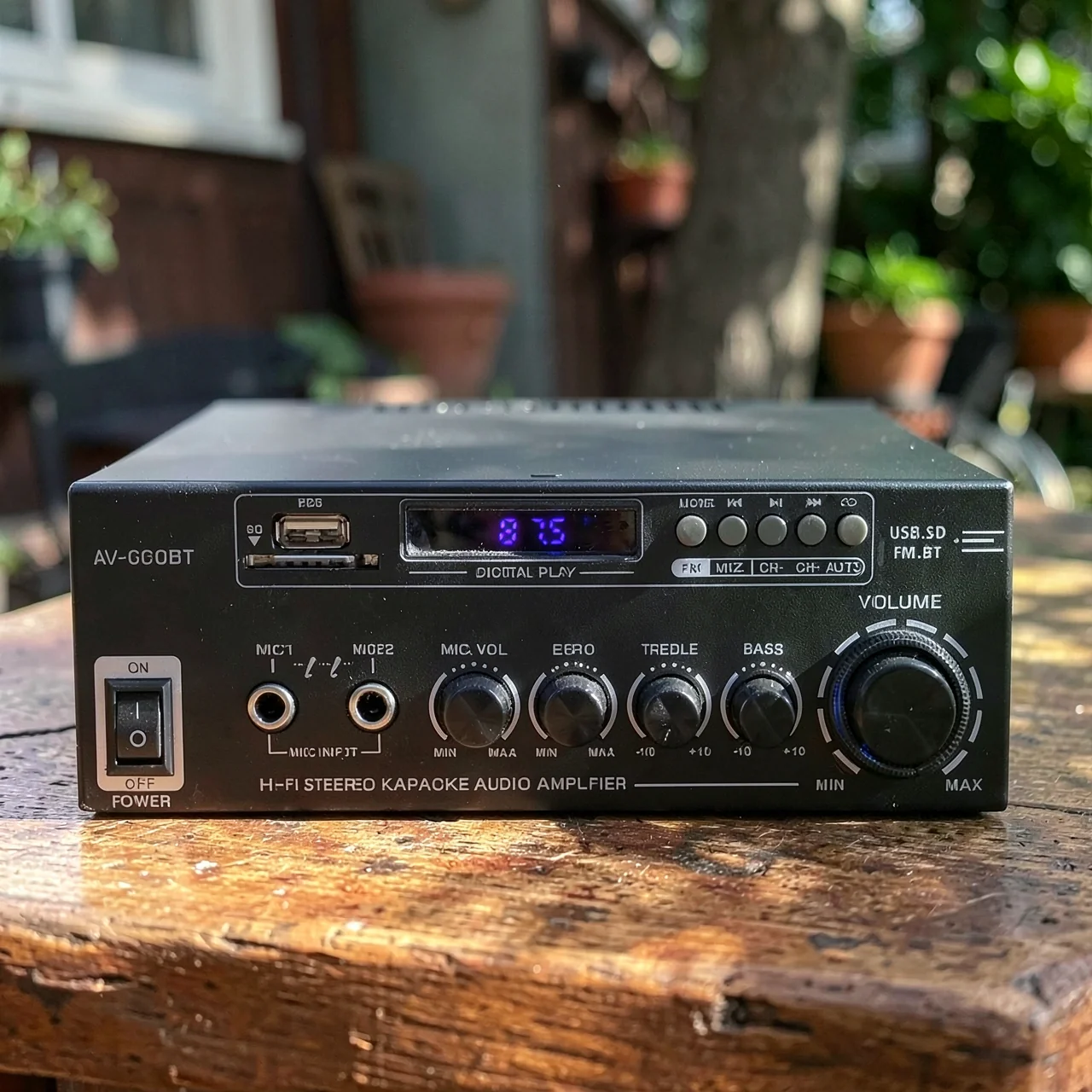 AV-усилитель Hi-Fi стерео караоке AV-660BT с Bluetooth