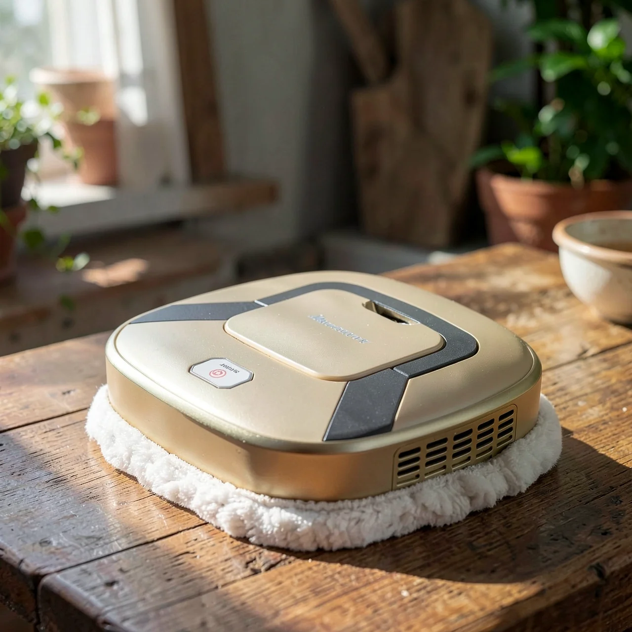Робот-пылесос с функцией влажной уборки Intelligent Automatic Brush Mopper