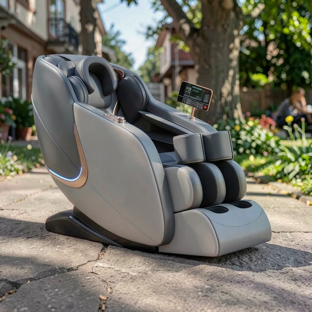 Массажное кресло универсальное с интеллектуальным управлением и 3D-механизмом