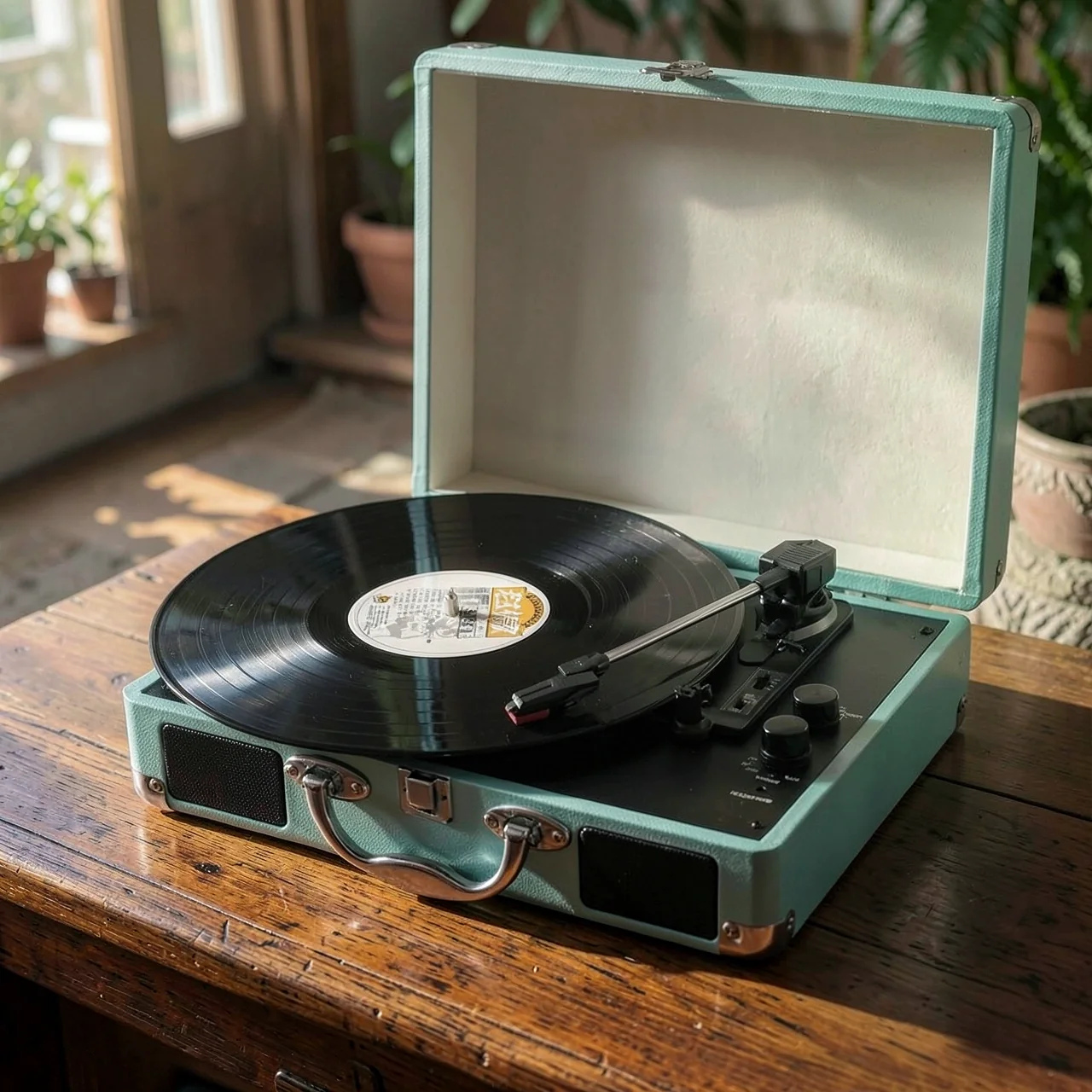 Виниловый проигрыватель Retro LP Vinyl Record Machine