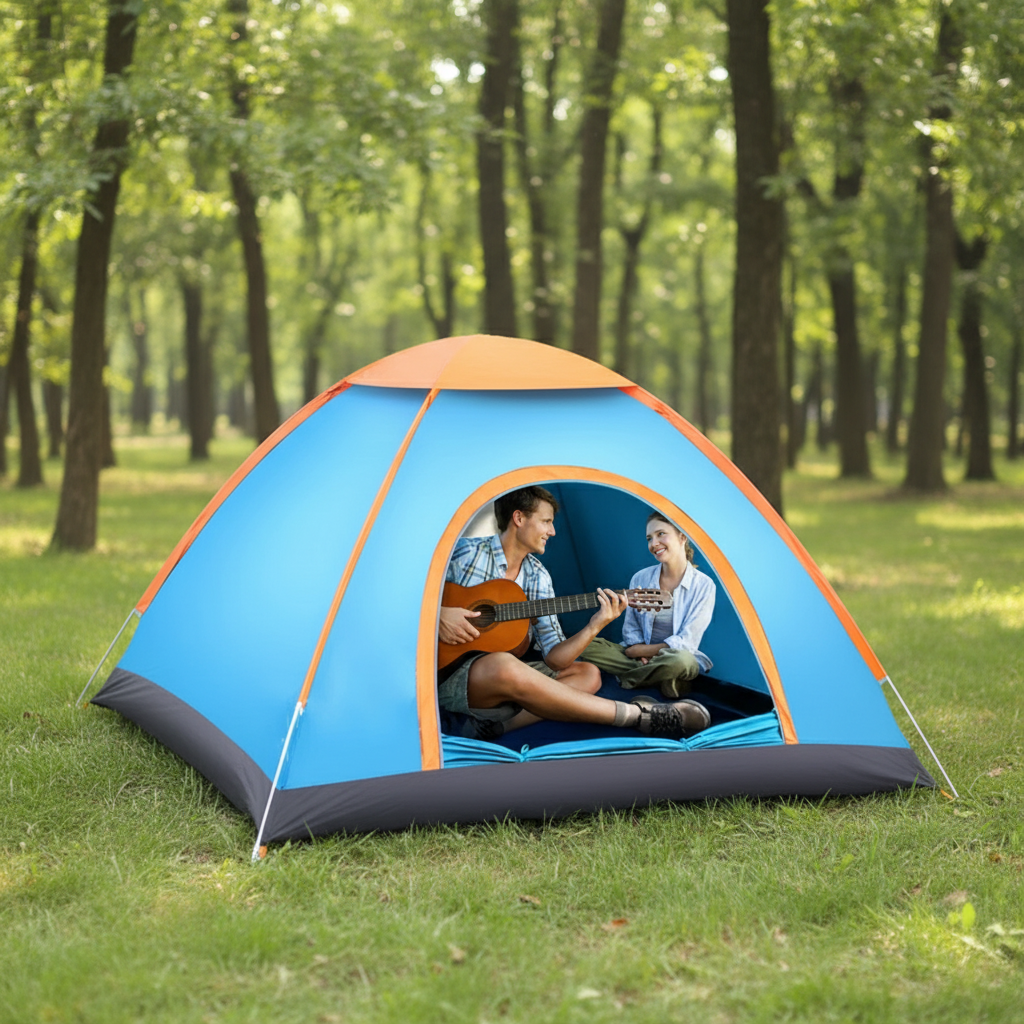 Автоматическая палатка для кемпинга 2-4 человека, быстрая установка, Outdoor, для походов и пляжа